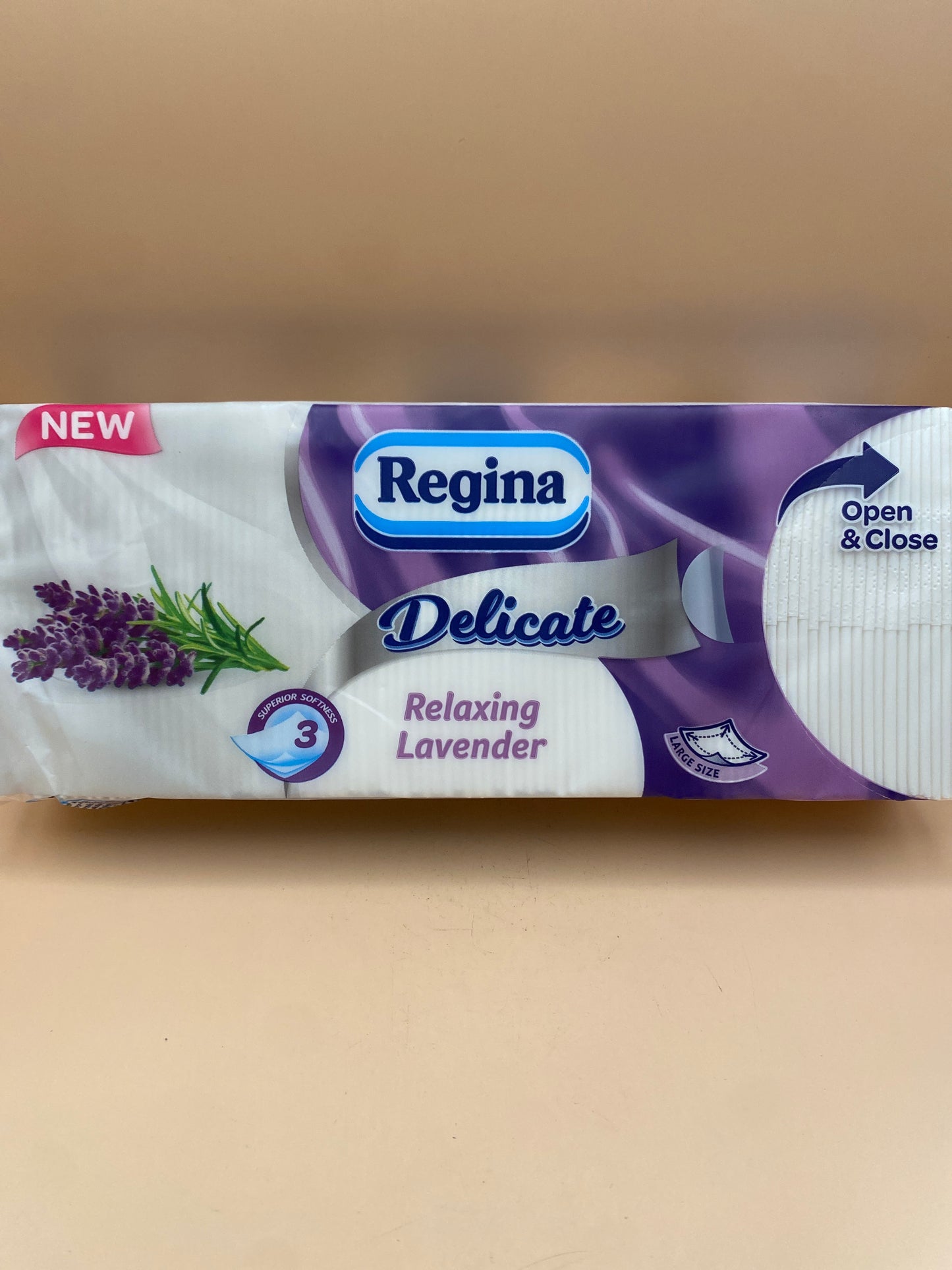 Regina Delicate papírzsebkendő Lavender 3 rétegű 90 darab
