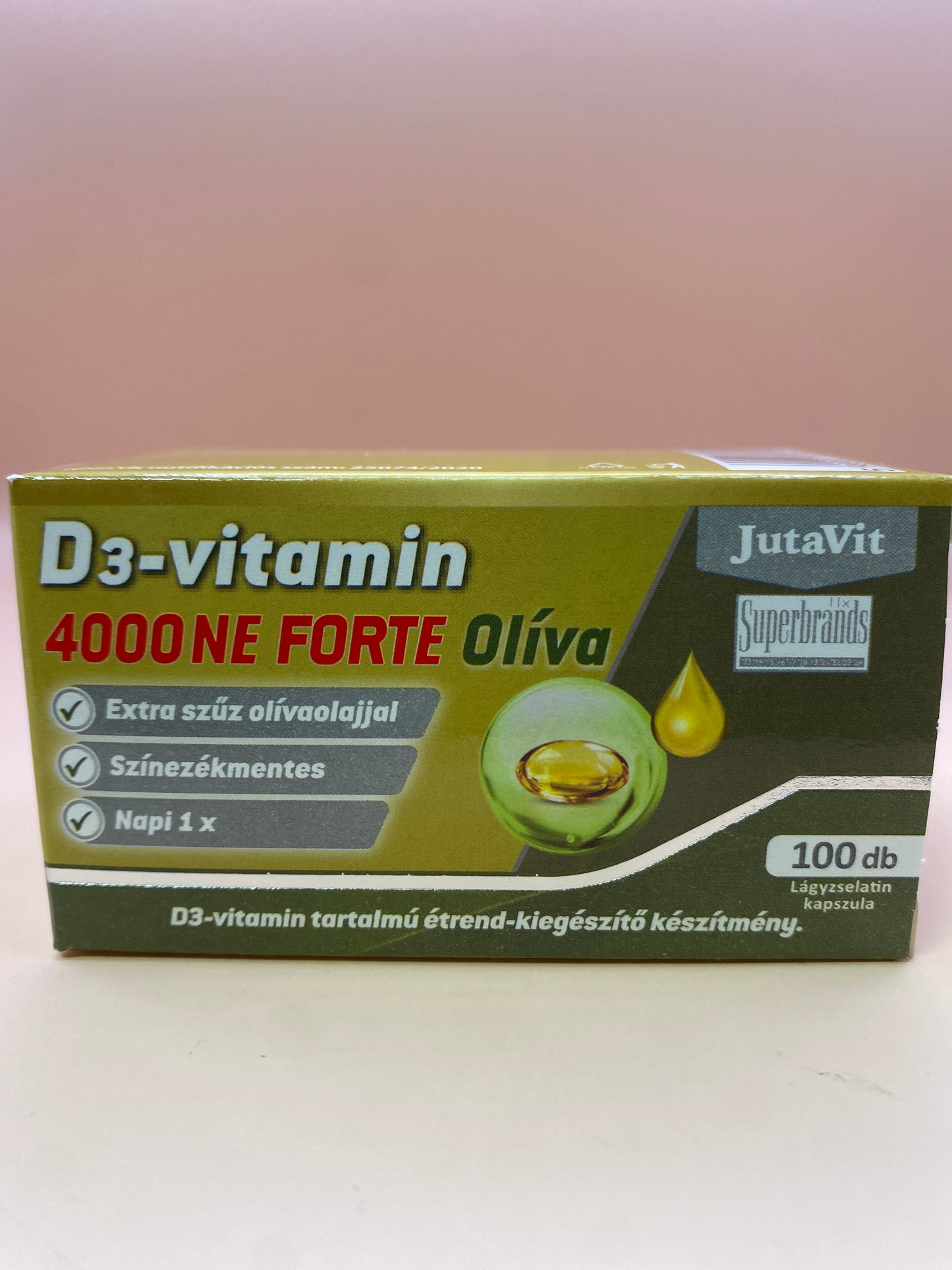 JutaVit 4000 NE Forte Olíva 100 darab