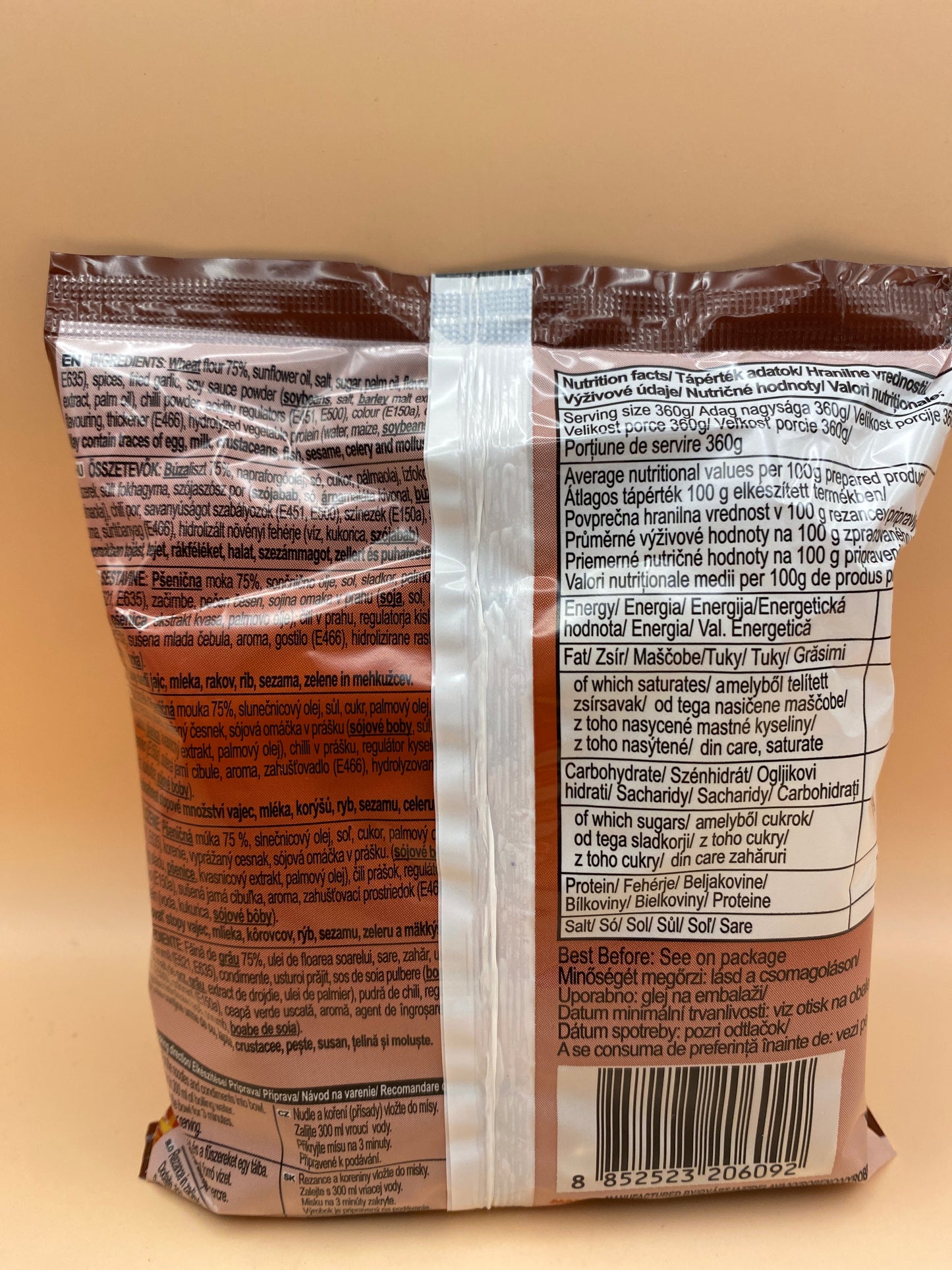 Thai Chef instant tészta 52g.     Kacsa ízű