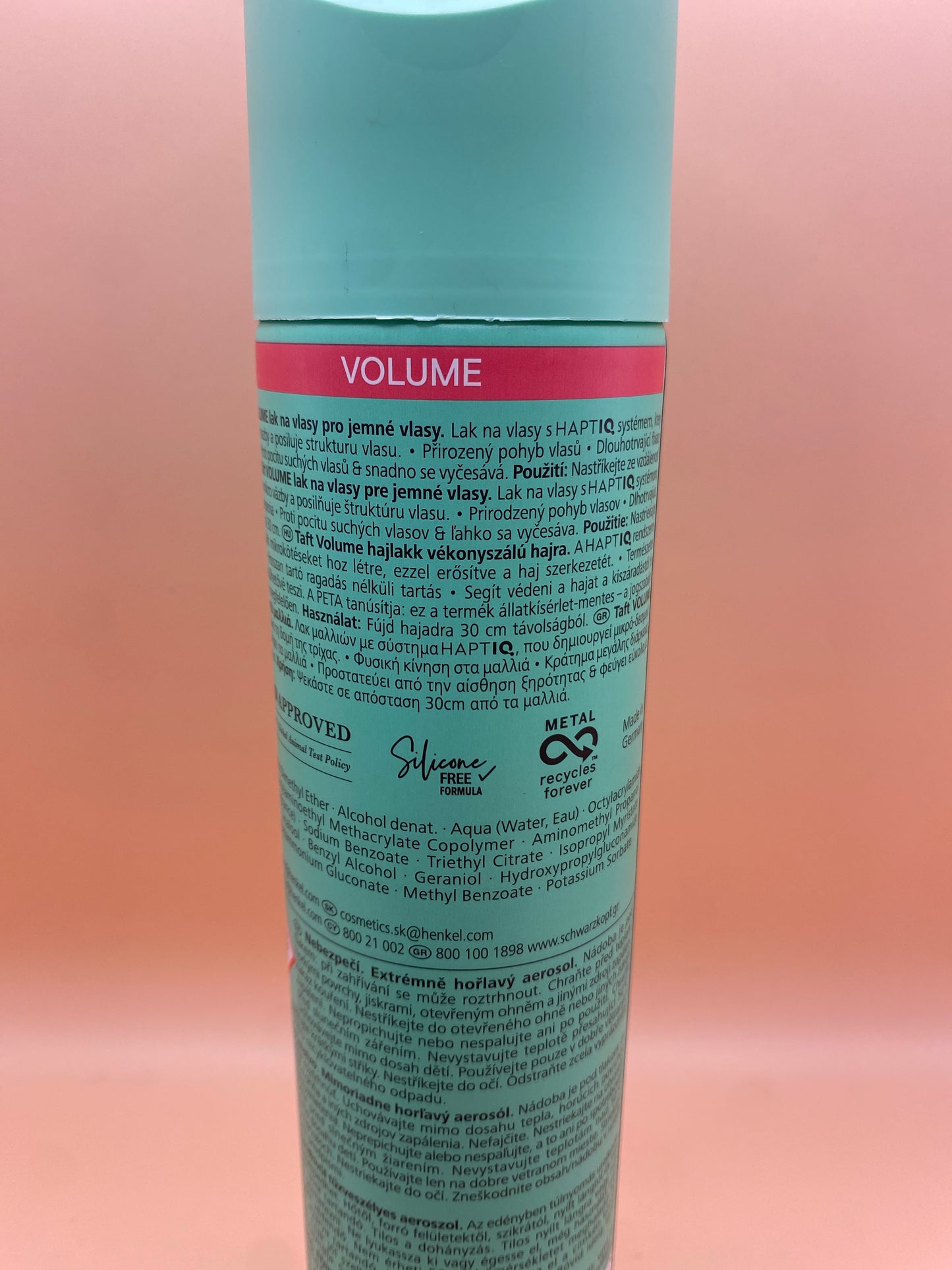 Taft Volume Hajlakk vékonyszálú hajra 250 ml