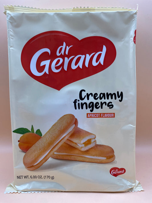 dr Gerard Sárgabarack ízű töltelékkel és tejszín ízű krémmel töltött piskóta 170g