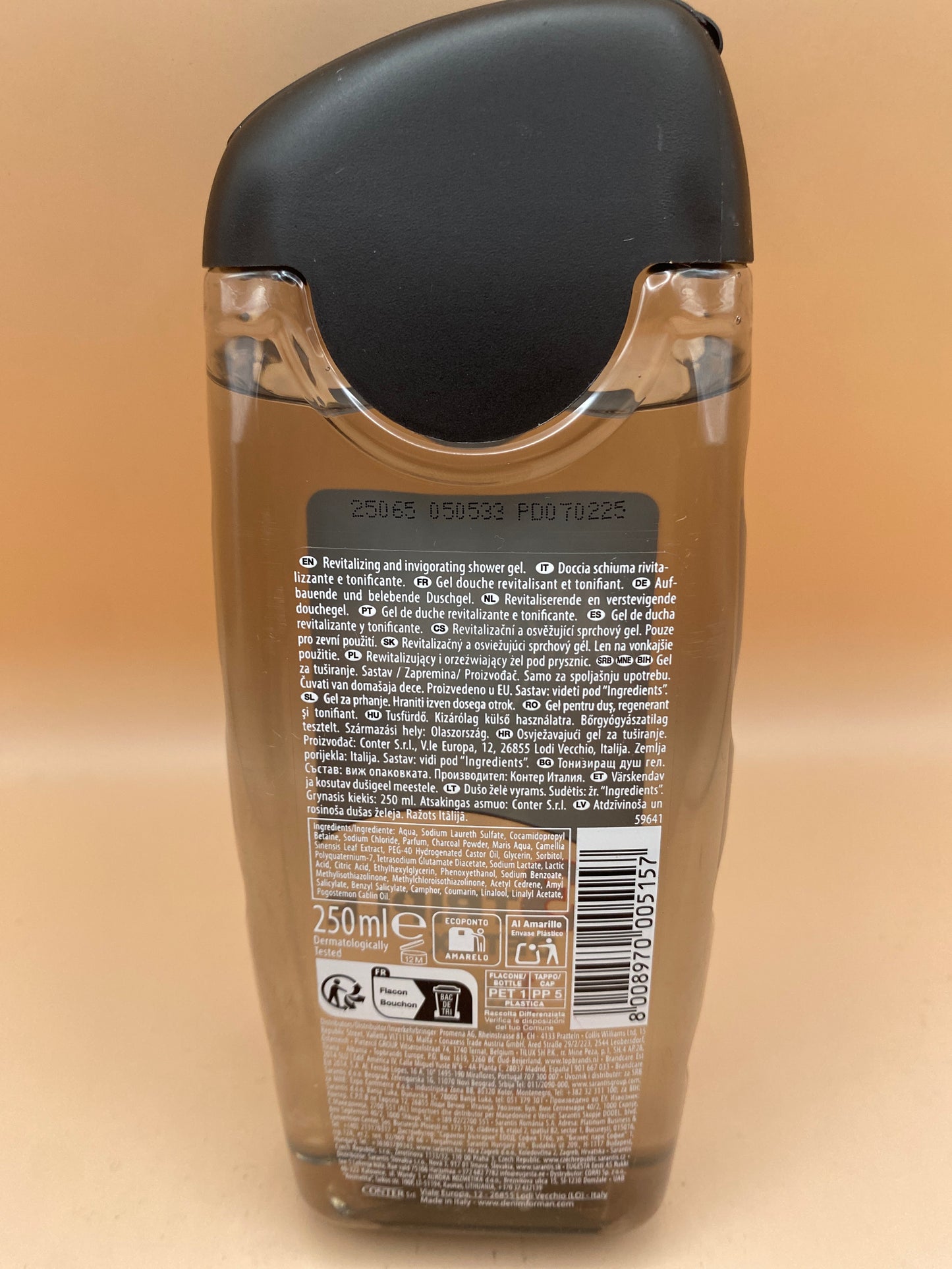 Denim Black Férfi tusfürdő 250 ml