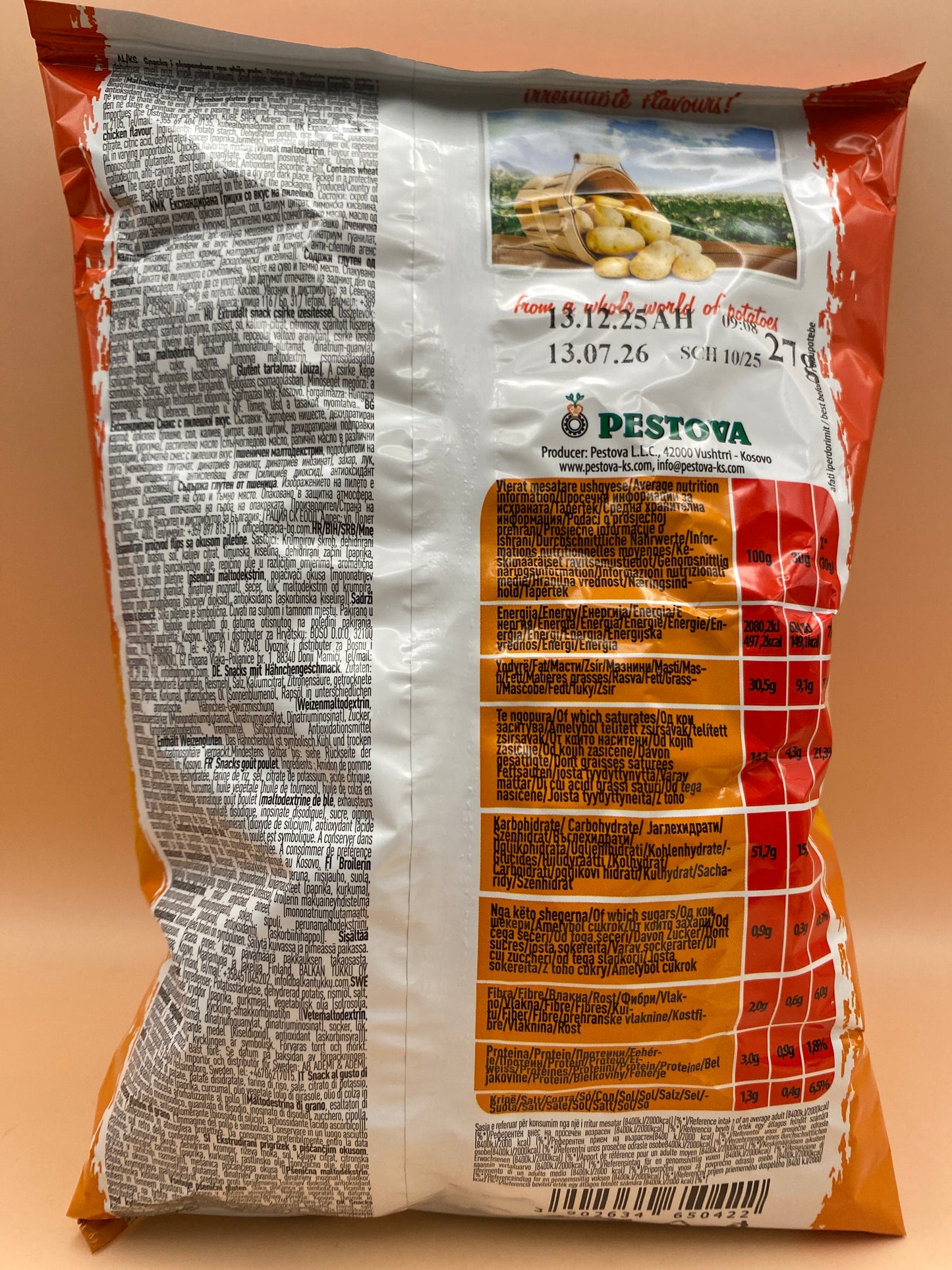 Vipa snack Csirke ízesítéssel 27g