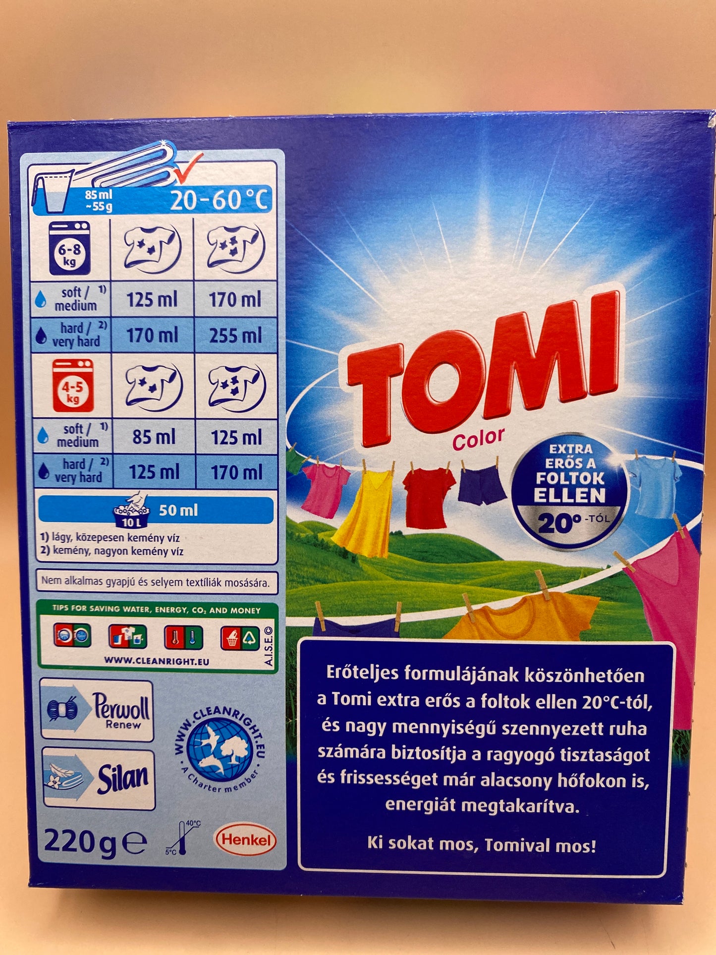 Tomi Mosószer színes ruhákhoz  220 g