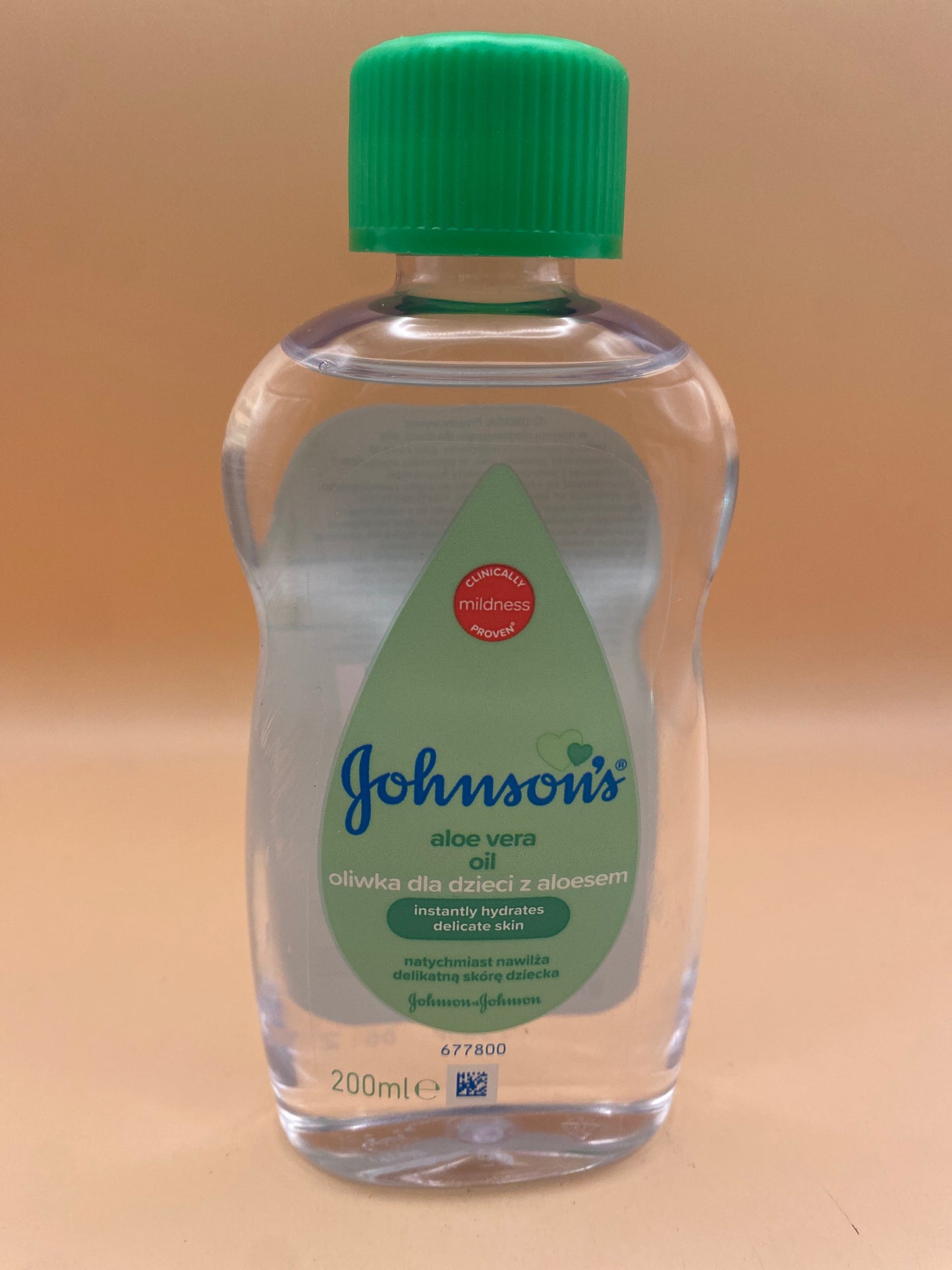 Johnsons Babaolaj Aloe Vera 200ml