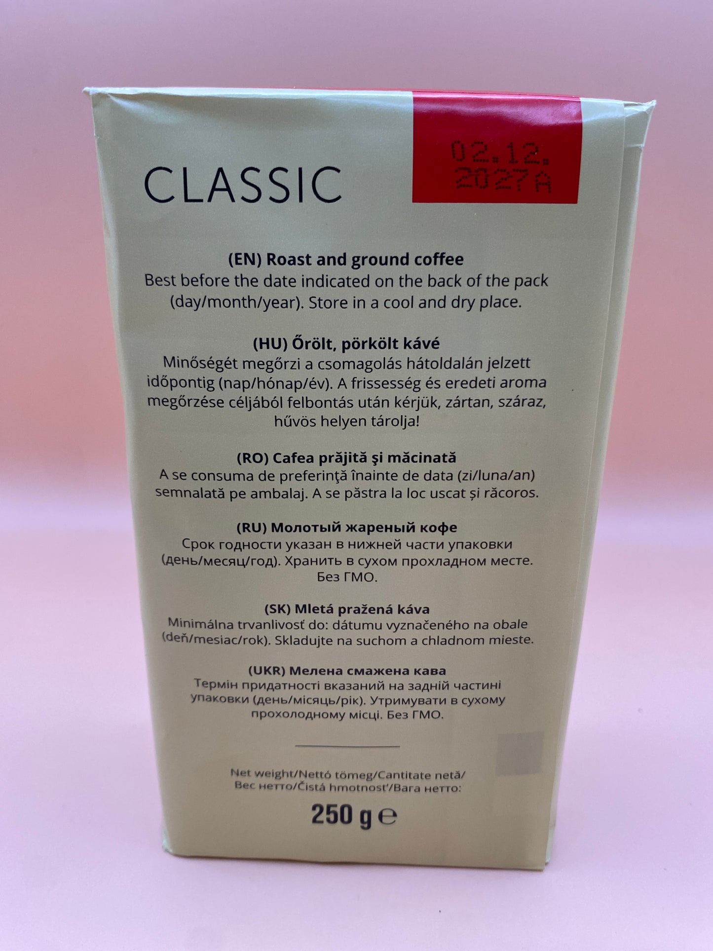 Bravos Classic őrölt kávé 250g