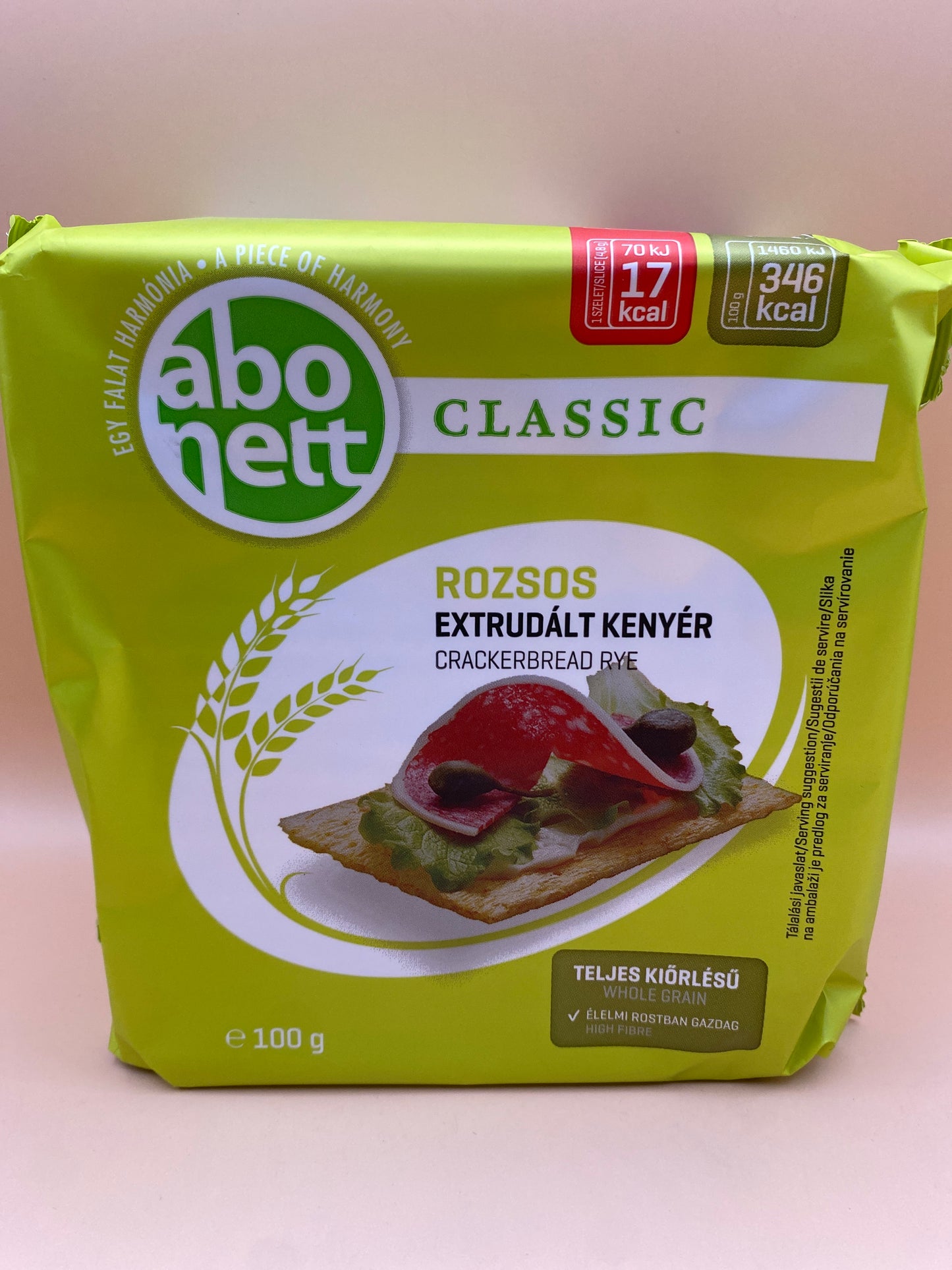 Abonett extrudált kenyér 100g Rozsos