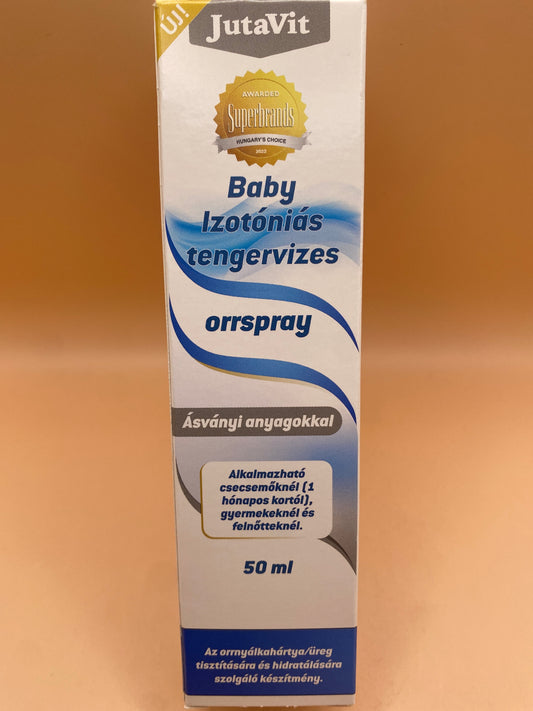 JutaVit Baby Izotóniás tengervizes orrspray 50 ml