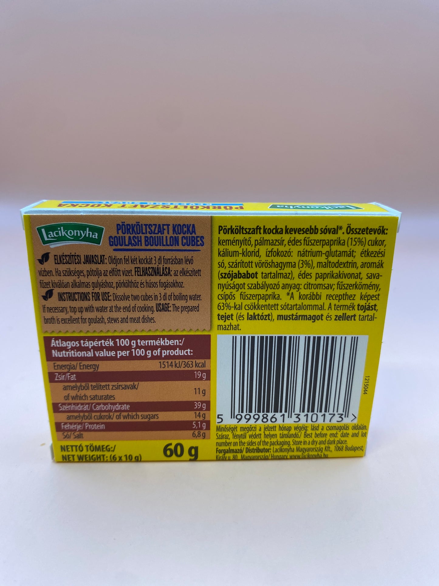 Lacikonyha pörköltszaft kocka 60g