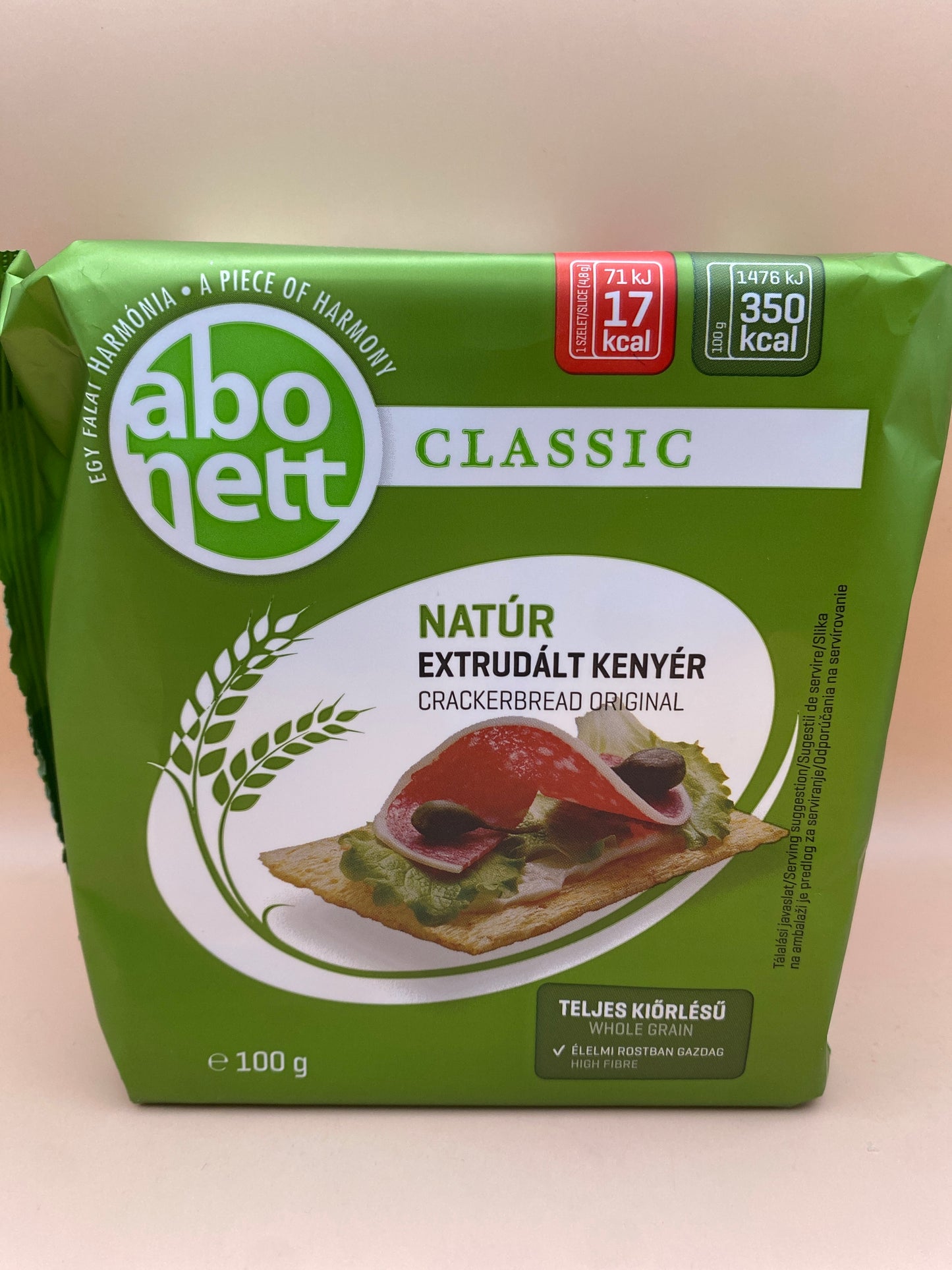 Abonett extrudált kenyér 100g Natúr