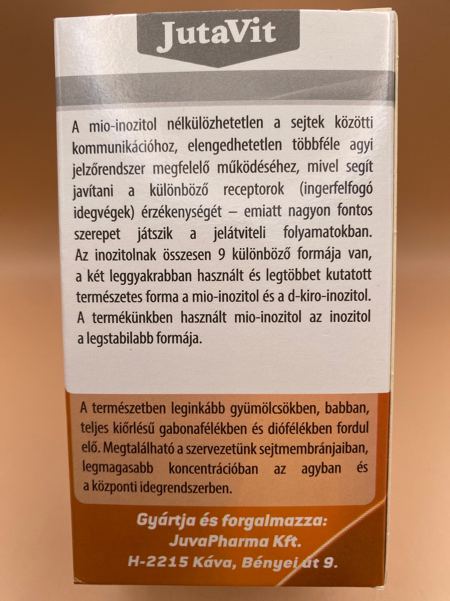 JutaVit Mio-inozitol 700mg kapszula 100 darab