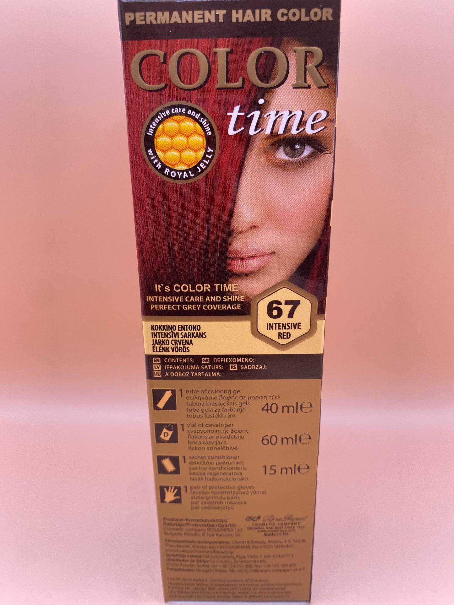 Color time hajfesték 67. Élénk vörös