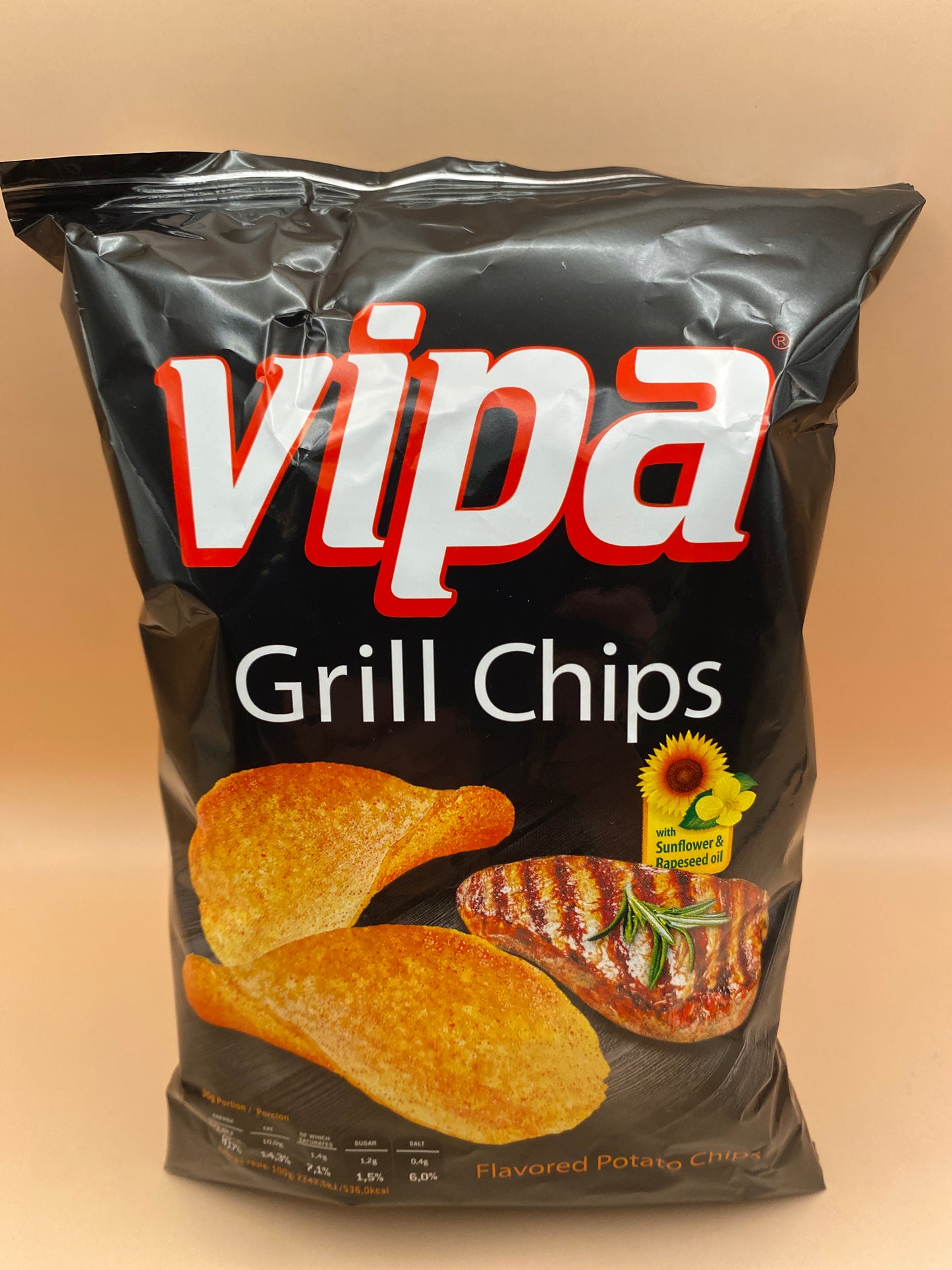 Vipa Grill ízesítésű burgonyachips 30g