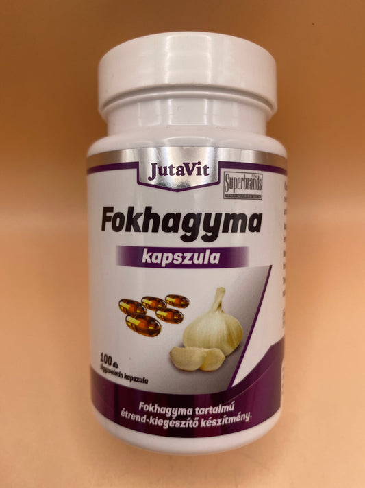 JutaVit Fokhagyma kapszula 100 darab lágyzselatin kapszula