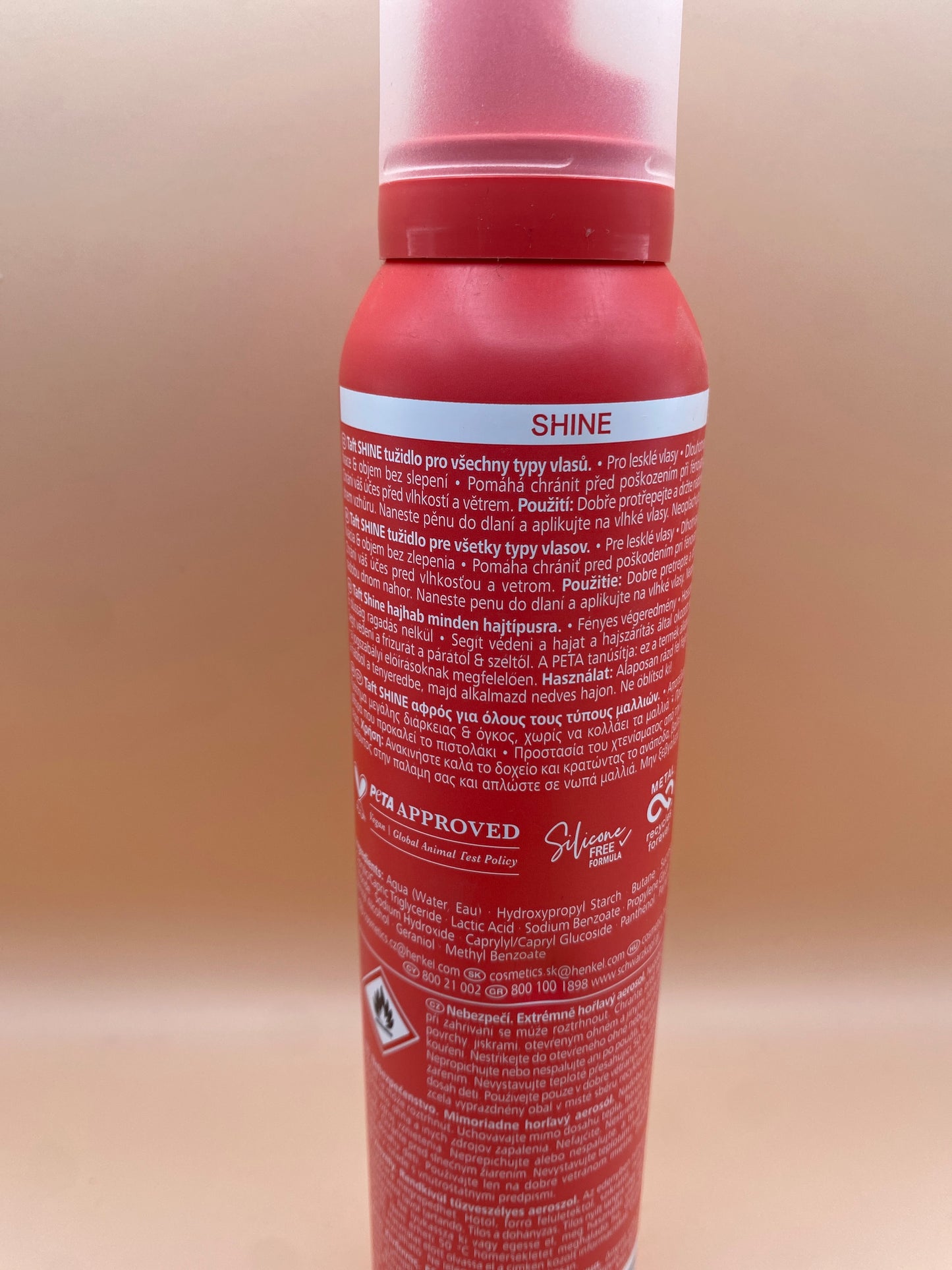 Taft Shine hajhab minden hajtípusra 200 ml
