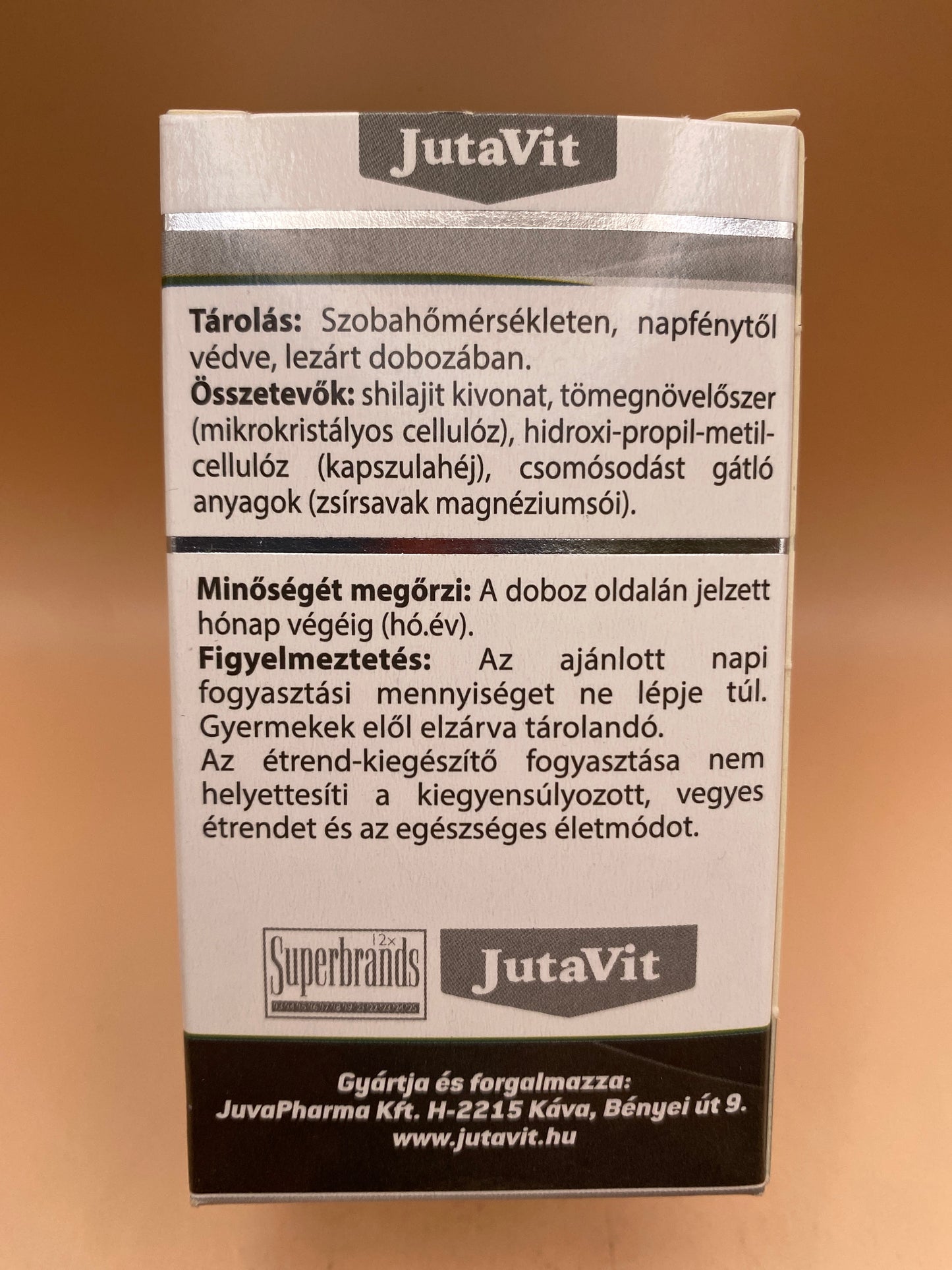 JutaVit Shilajit kivonat 420mg 60 darab kapszula