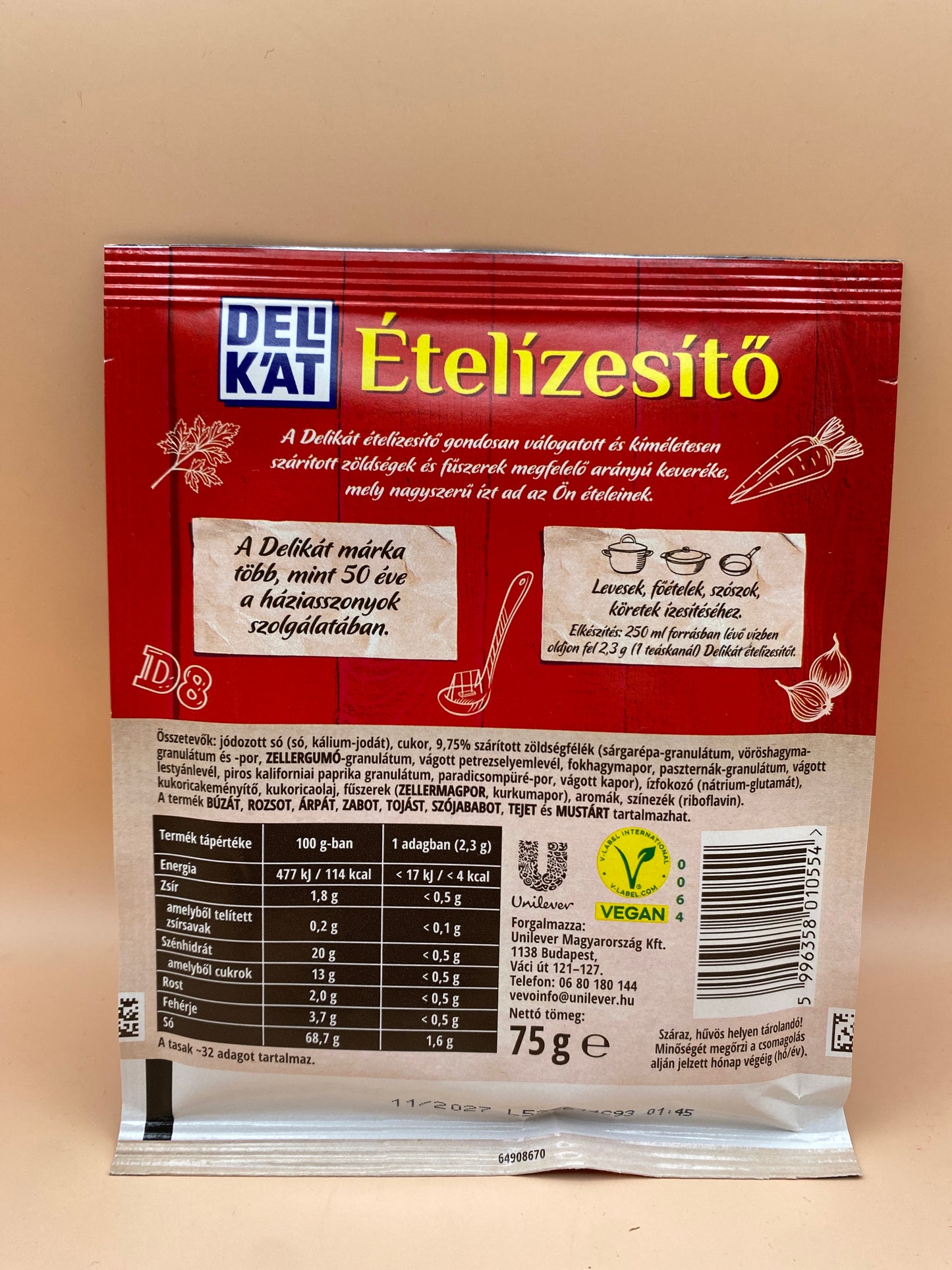 Delikát ételízesítő 75g