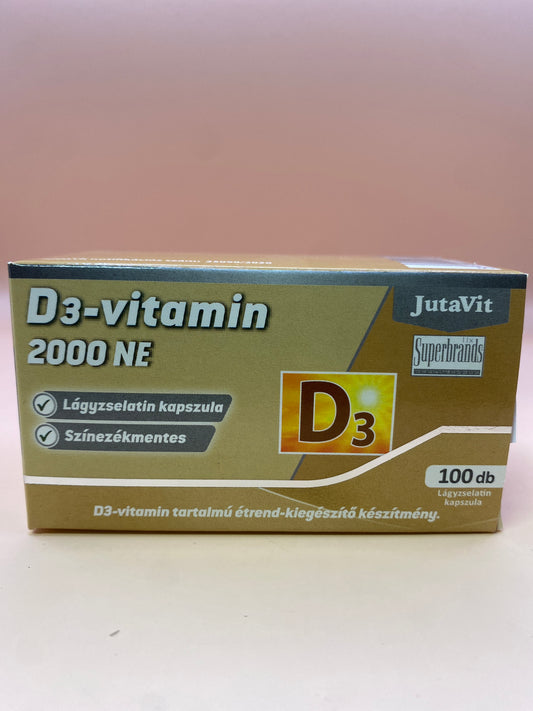 JutaVit D3-vitamin 2000 NE 100 darab