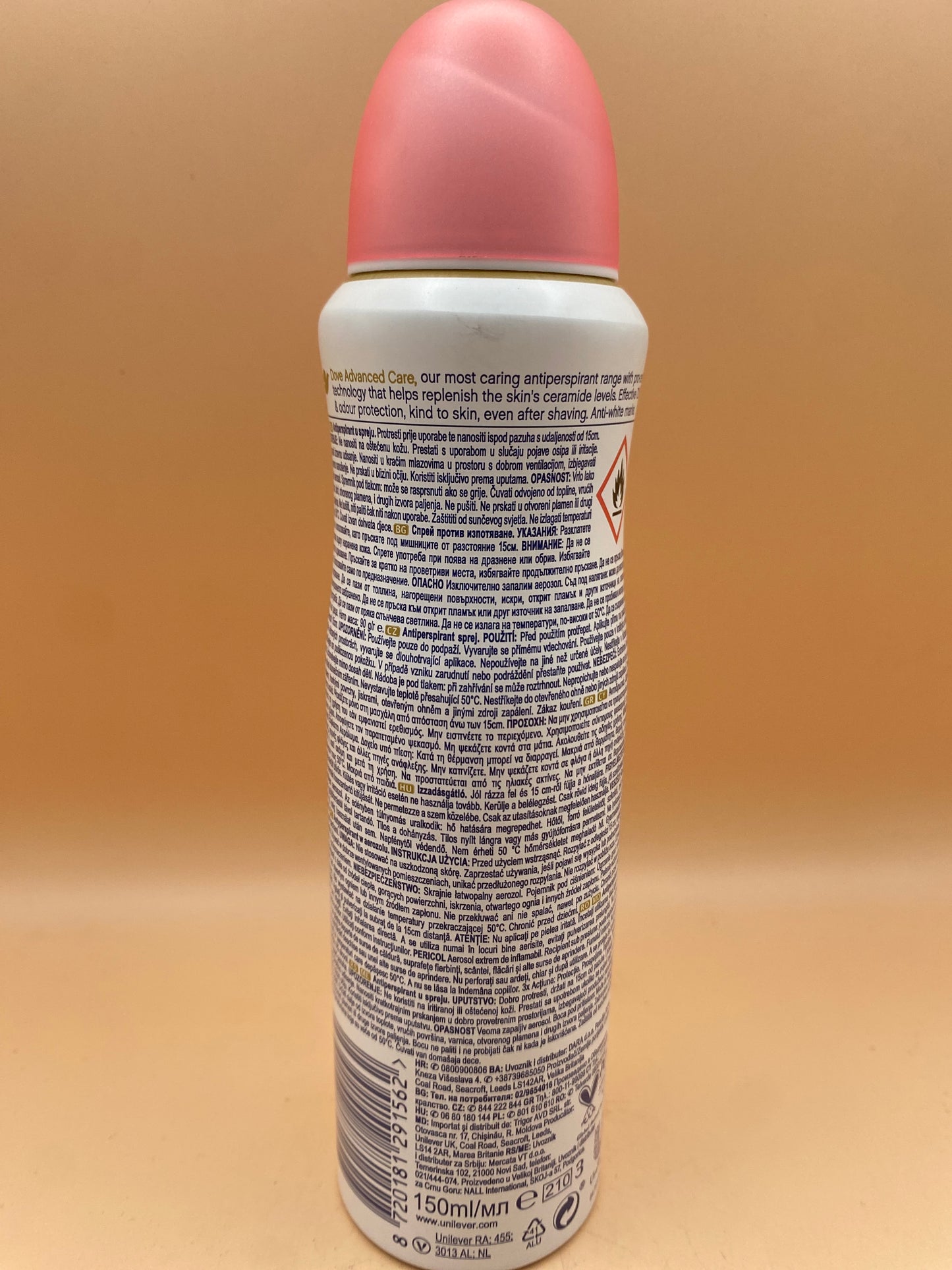 Dove Invisible care Izzadásgátló dezodor 150 ml