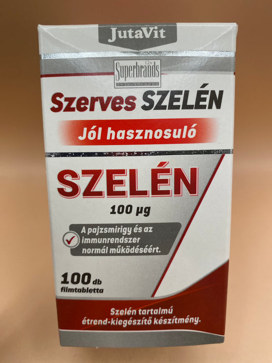 JutaVit Szerves Szelén 100 darab filmtabletta