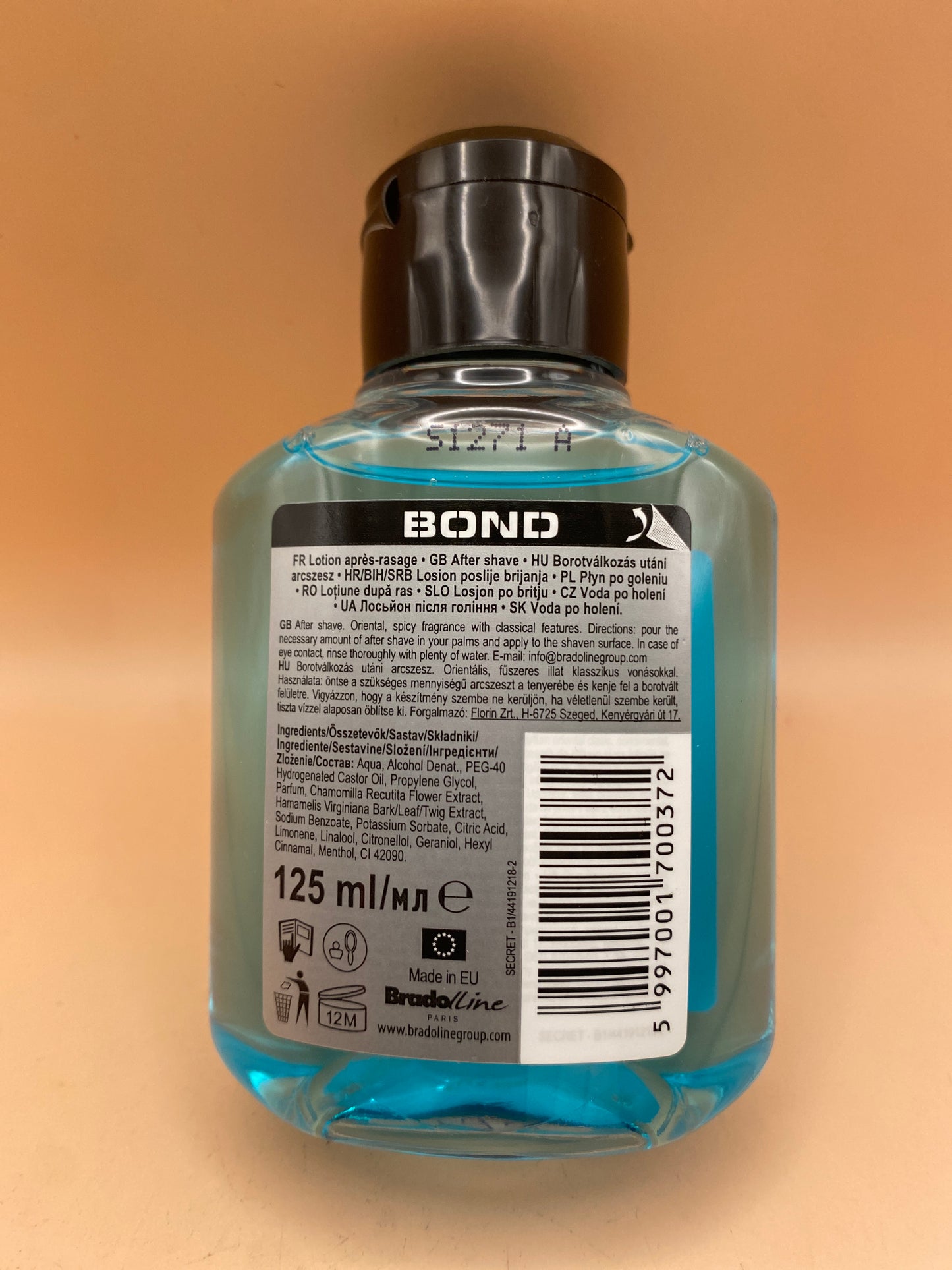 Brado Line Bond borotválkozás utáni arcszesz 125 ml