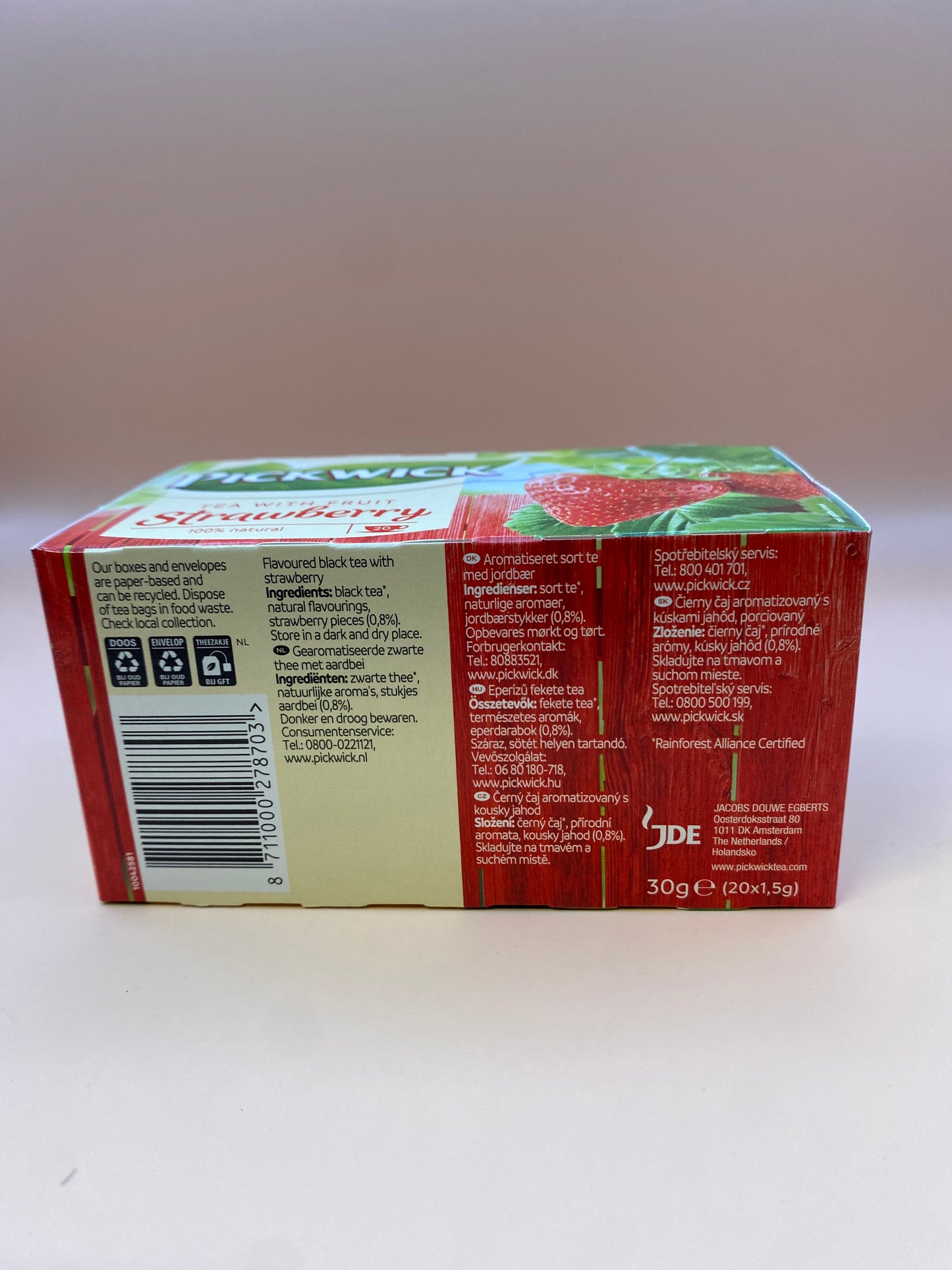 Pickwick filteres tea eper ízű 30g (20x1,5g)