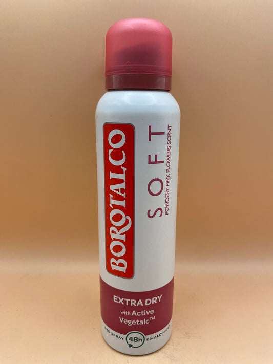 Borotalco Soft Pink flowers Extra Dry Izzadásgátló deo spray 150 ml