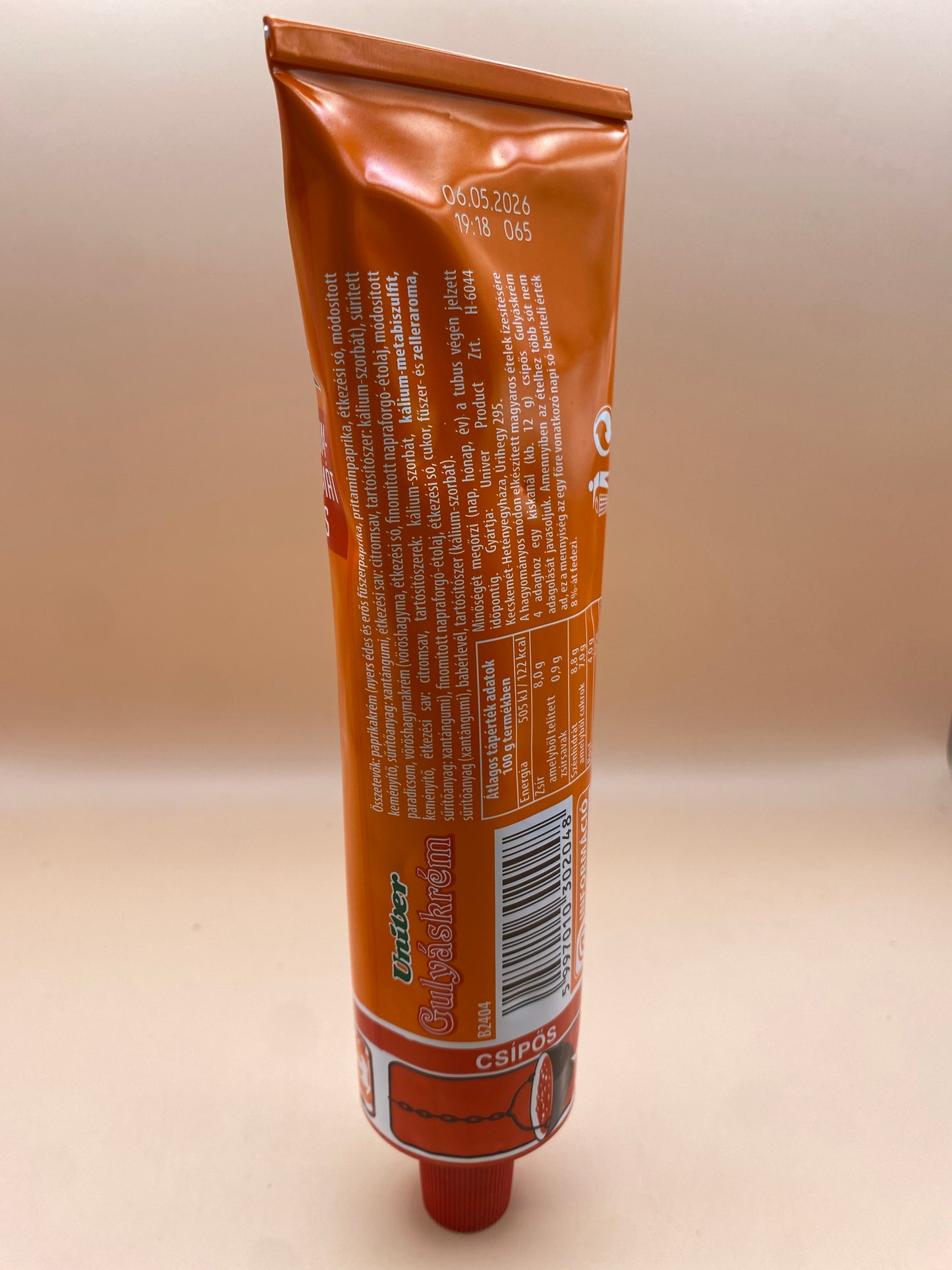 Univer Gulyáskrém 160g.            Csípős