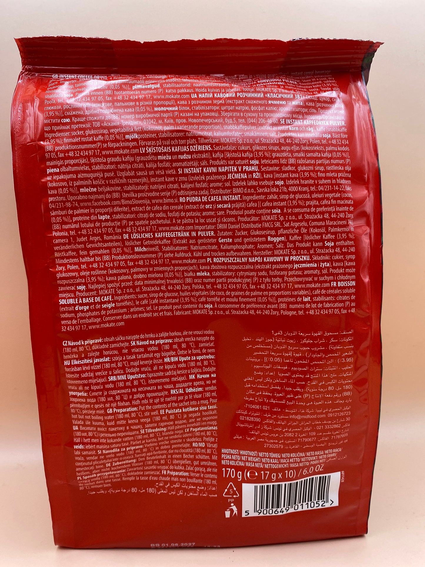 Mokate classic 3in1 azonnal oldódó kávéspecialitás 170g