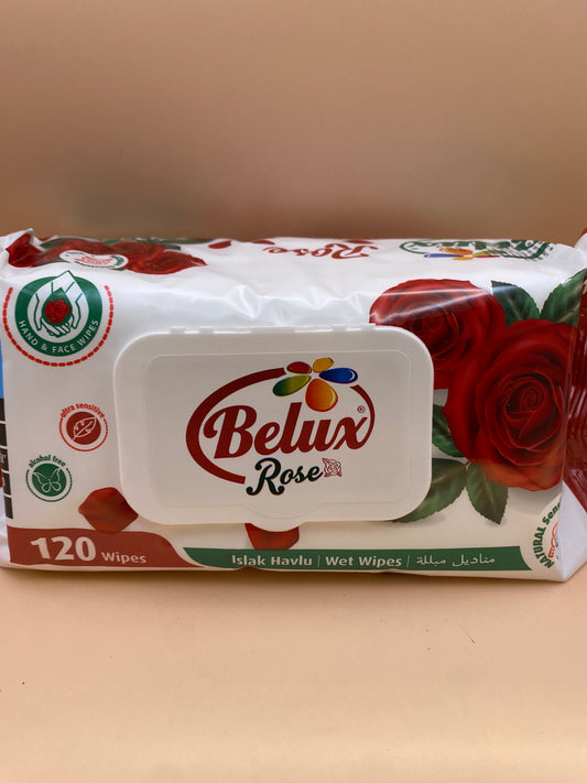 Belux illatosított nedves törlőkendő 120 darabos