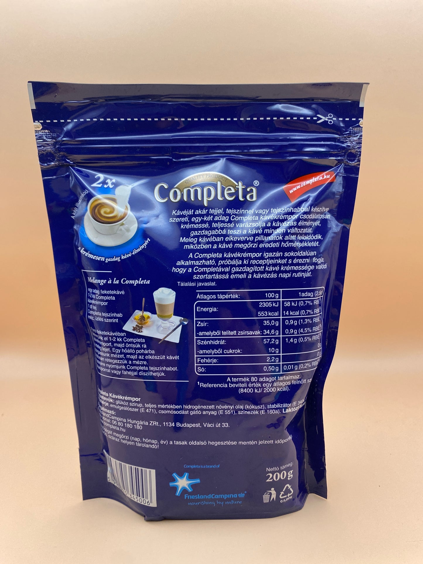 Completa kávékrémpor 200g