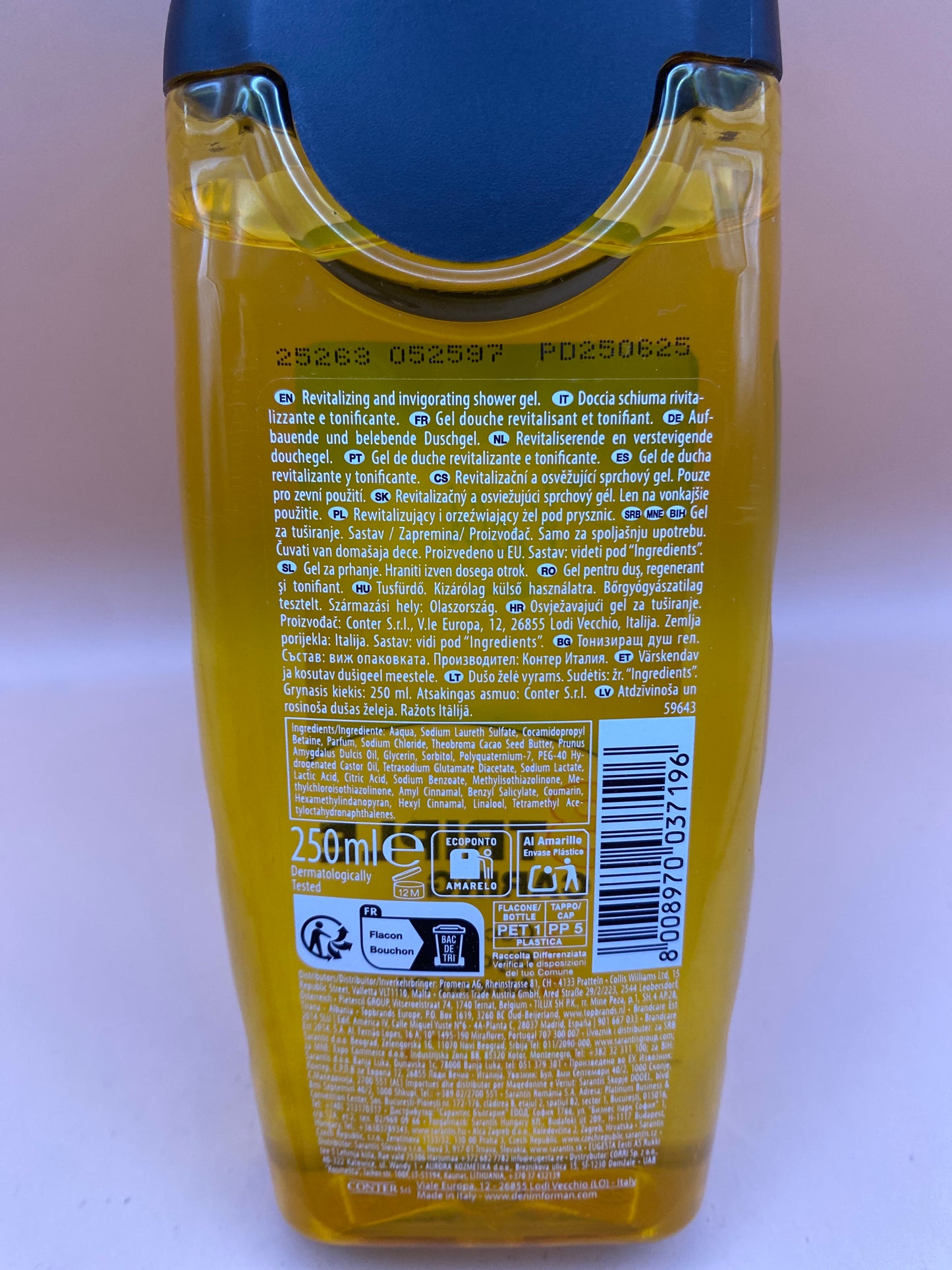 Denim Gold Férfi tusfürdő 250 ml