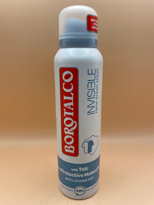 Borotalco Invisible fresh ocean scent Izzadásgátló deo spray 150ml