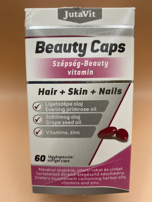 JutaVit Beauty Caps Szépség-Beauty vitamin 60 darab lágykapszula