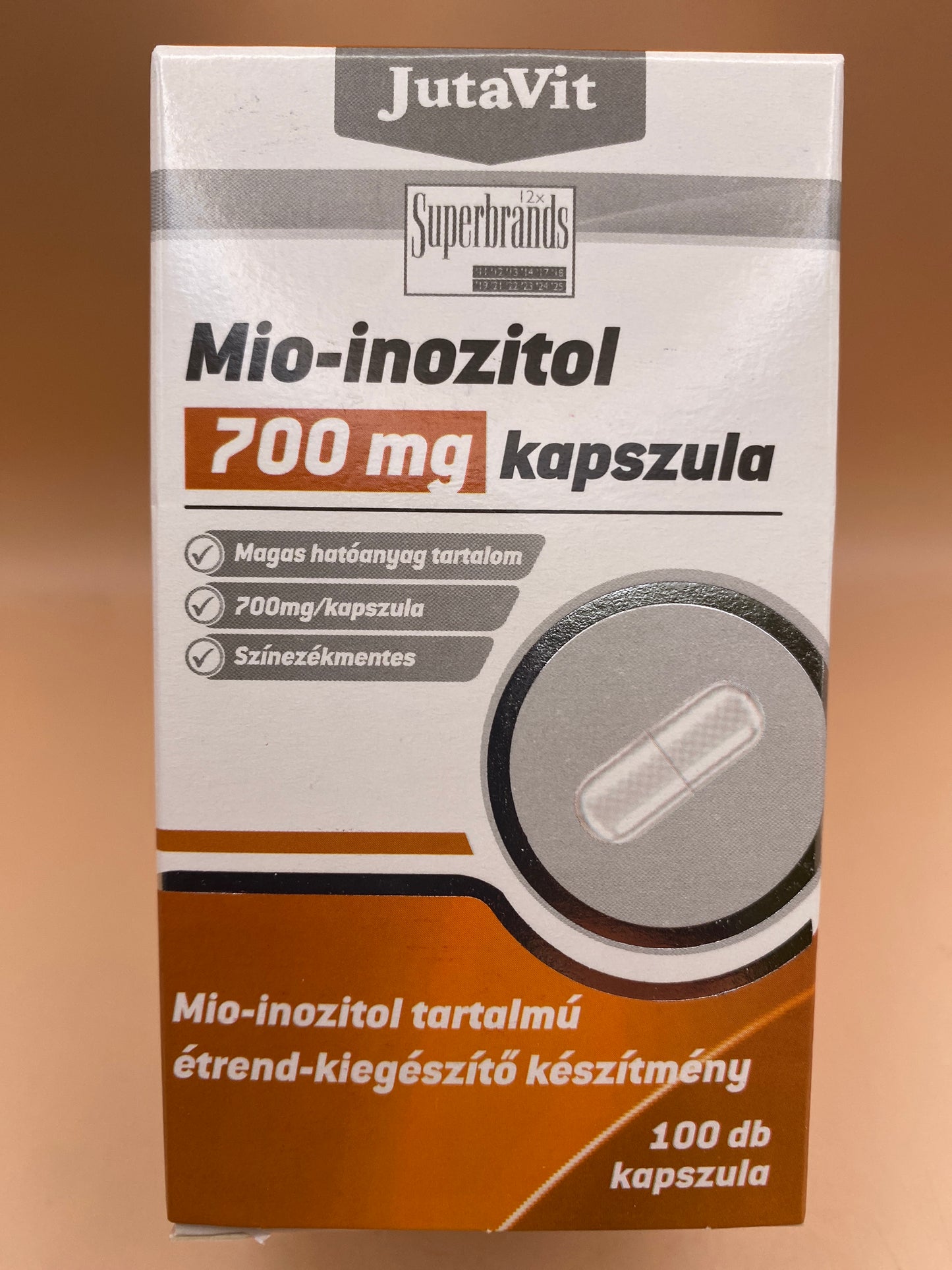 JutaVit Mio-inozitol 700mg kapszula 100 darab