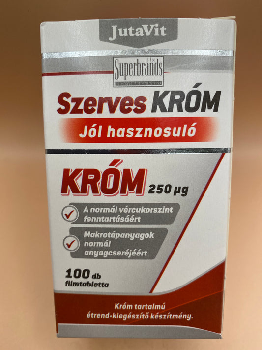 JutaVit Szerves Króm 100 darab filmtabletta