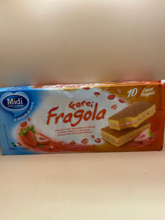 Midi piskóta Földiepres töltelékkel 280g (10x28g)