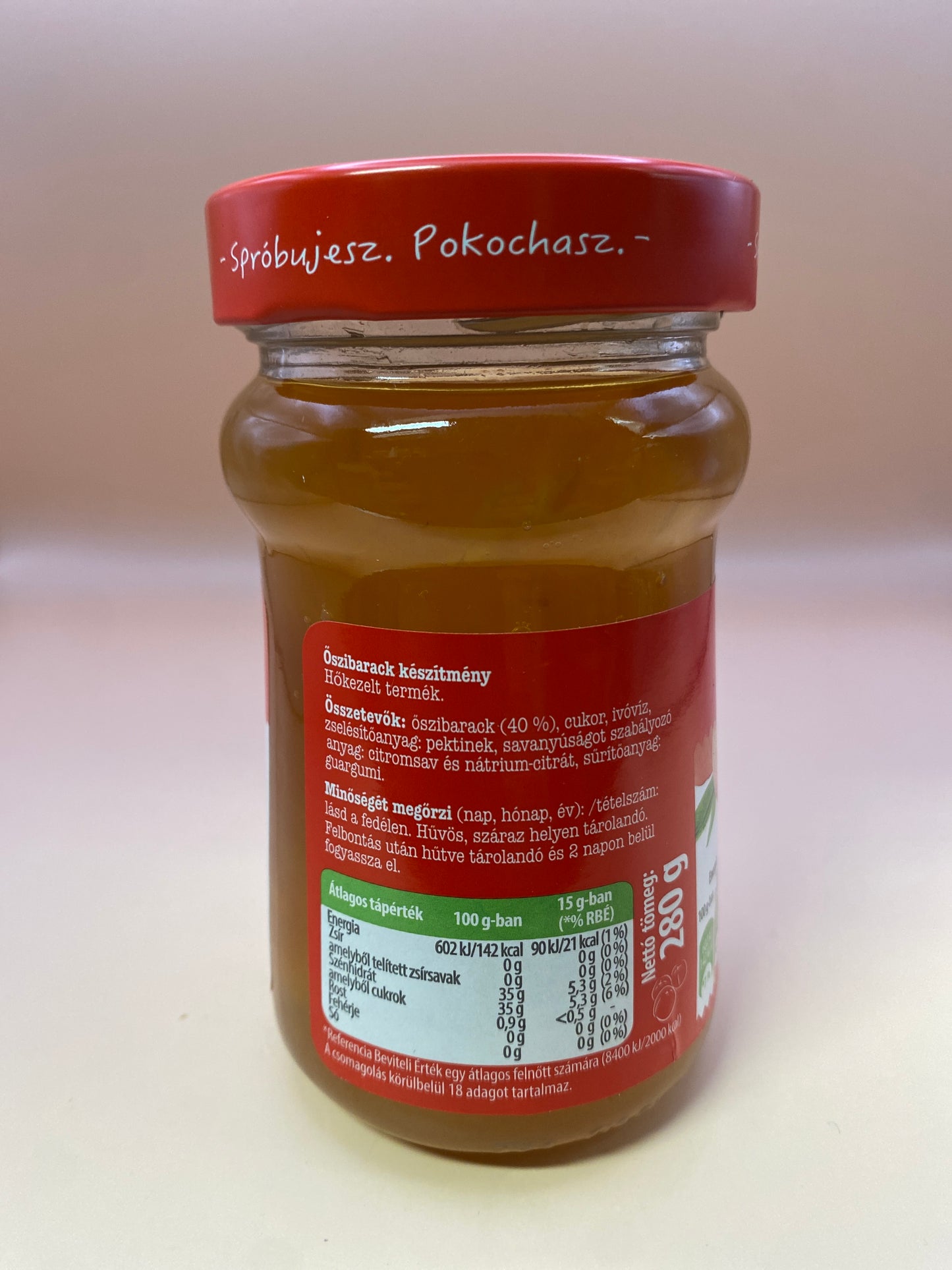 Dawtona őszibarack készítmény 280g
