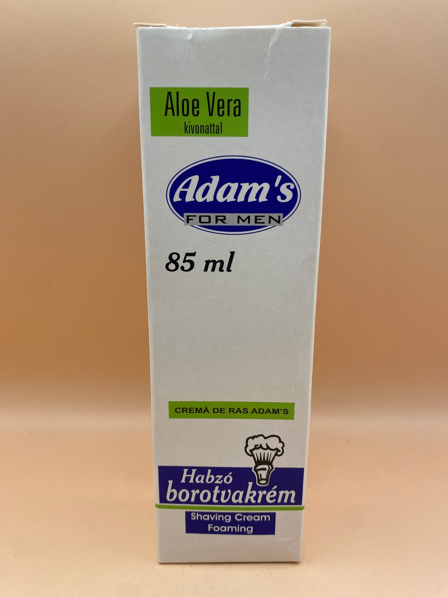 Adams Habzó borotvakrém  Aloe Vera kivonattal 85 ml