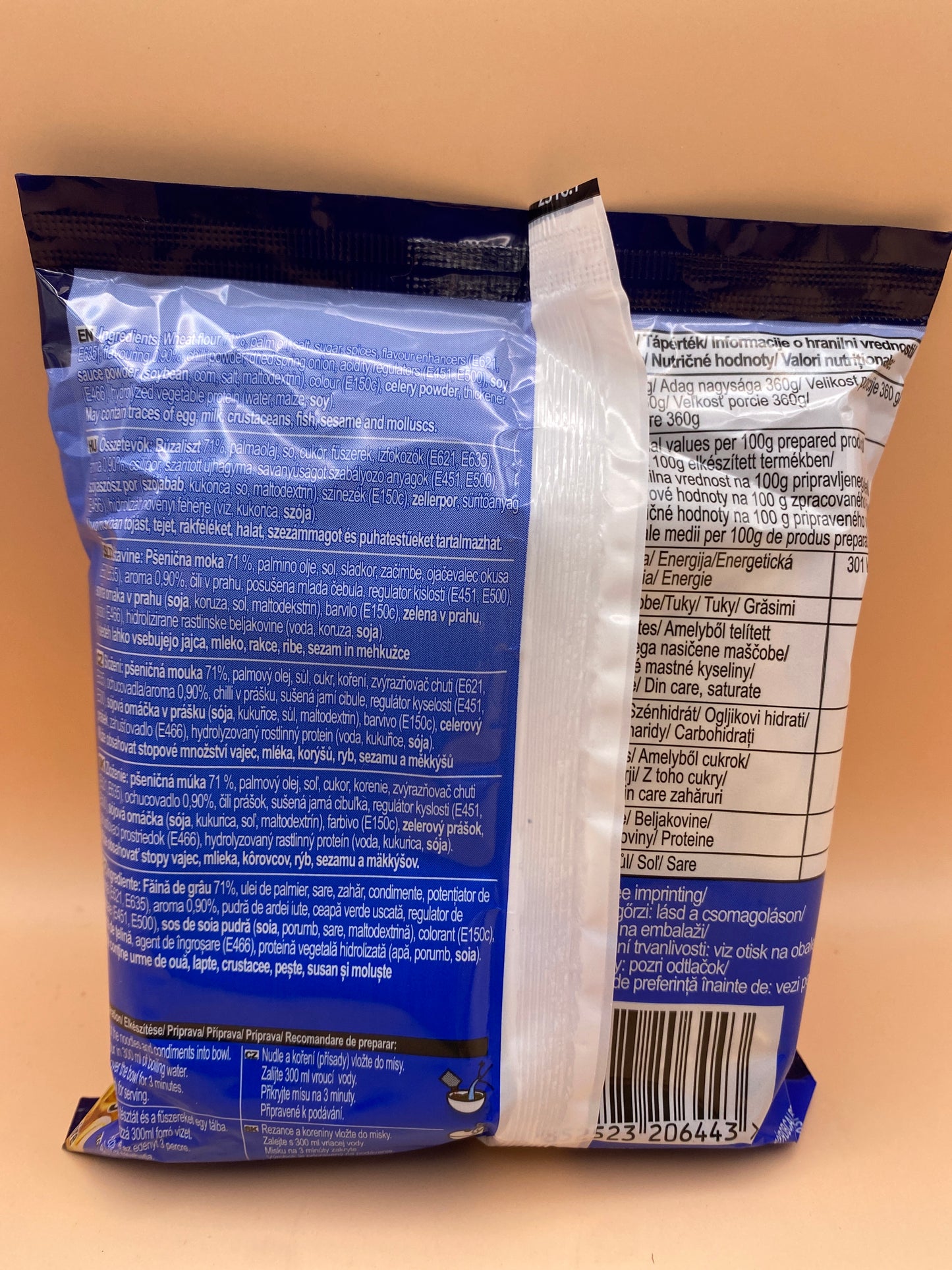 Thai Chef instant tészta 53g     Marha ízű