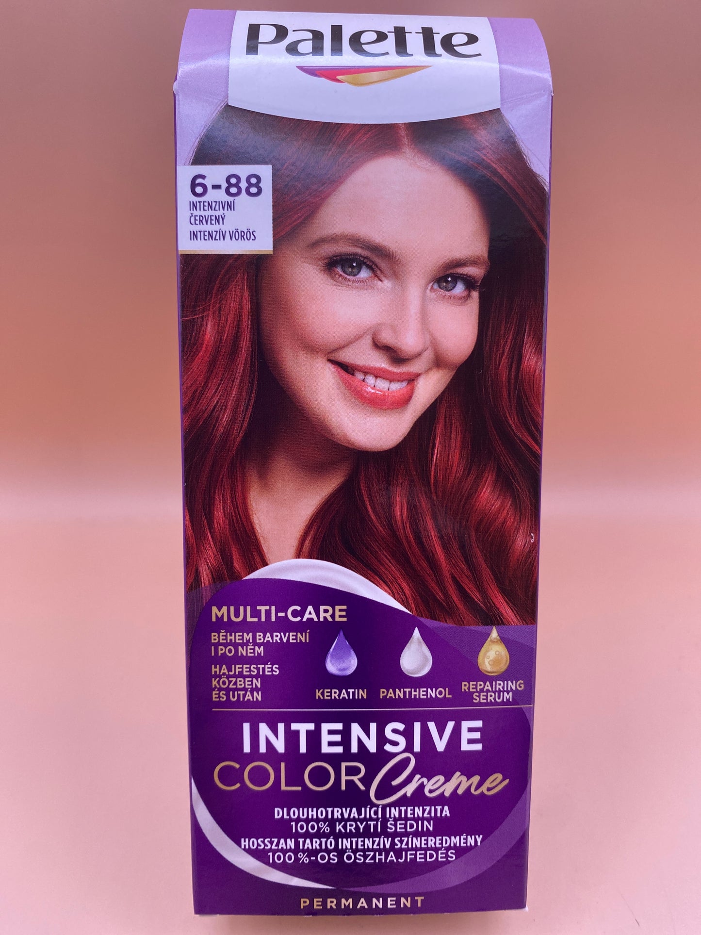 Palette hajfesték 6-88. Intenzív vörös