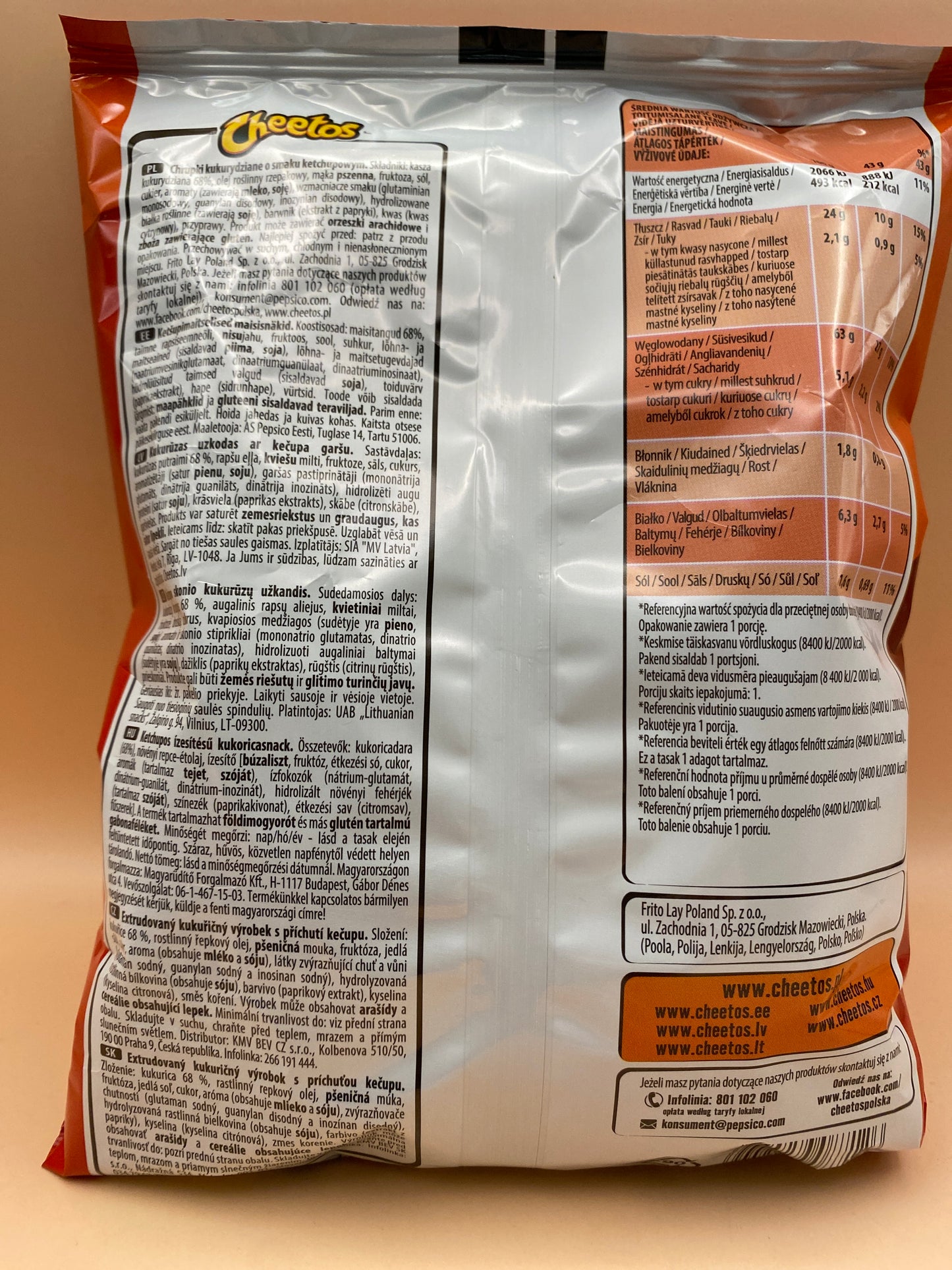 Cheetos Ketchupos ízesítésű kukoricasnack 43g