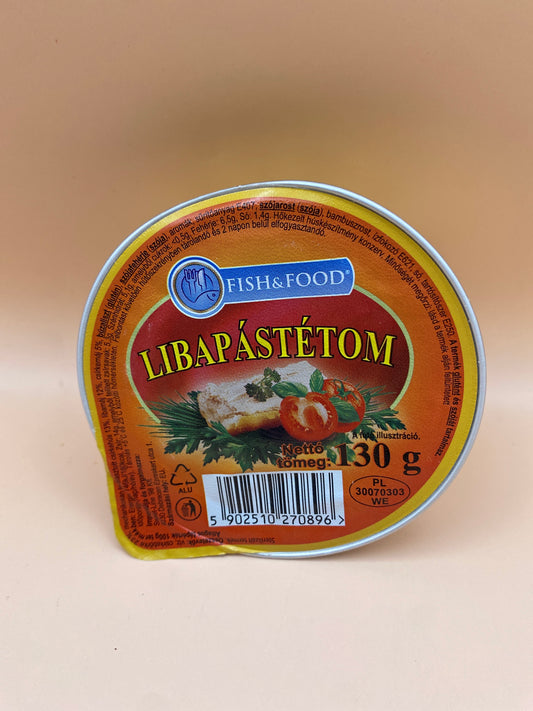 Fish&Food Libapástétom 130g