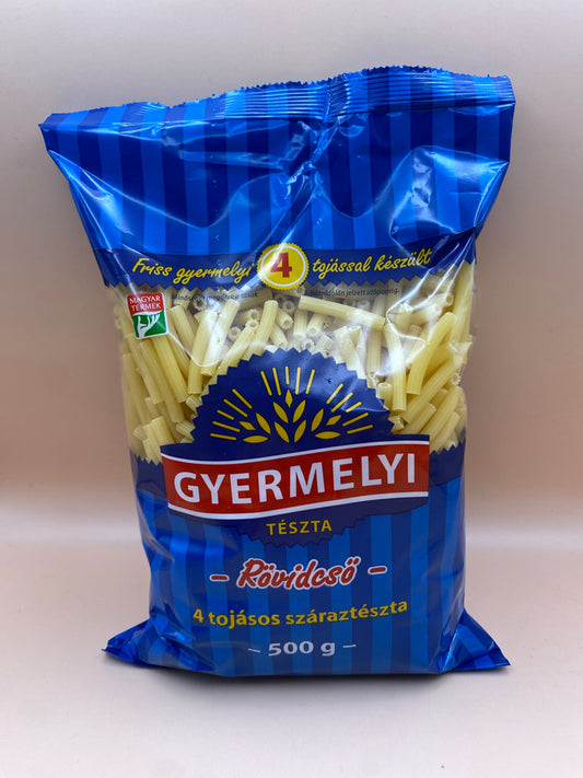Gyermelyi 4 tojásos száraztészta Rövidcső 500g