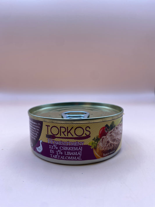 Torkos Húskészítmény 100g.   Csirkemáj és libamáj tartalommal