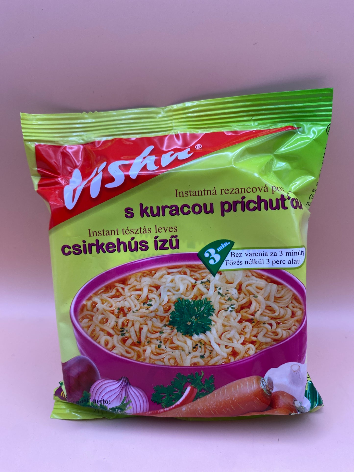 Visu instant tésztás leves 60g.    Csirkehús ízű