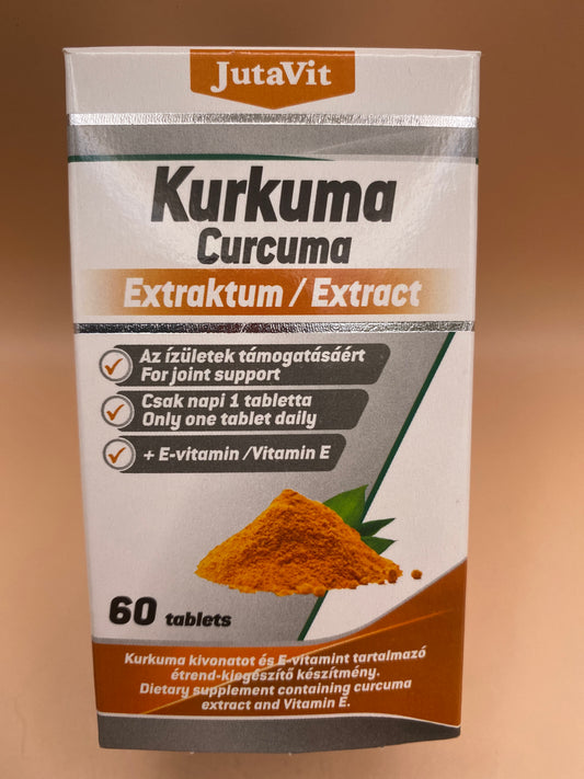 JutaVit Kurkuma az ízületek támogatásáért 60 darab tabletta