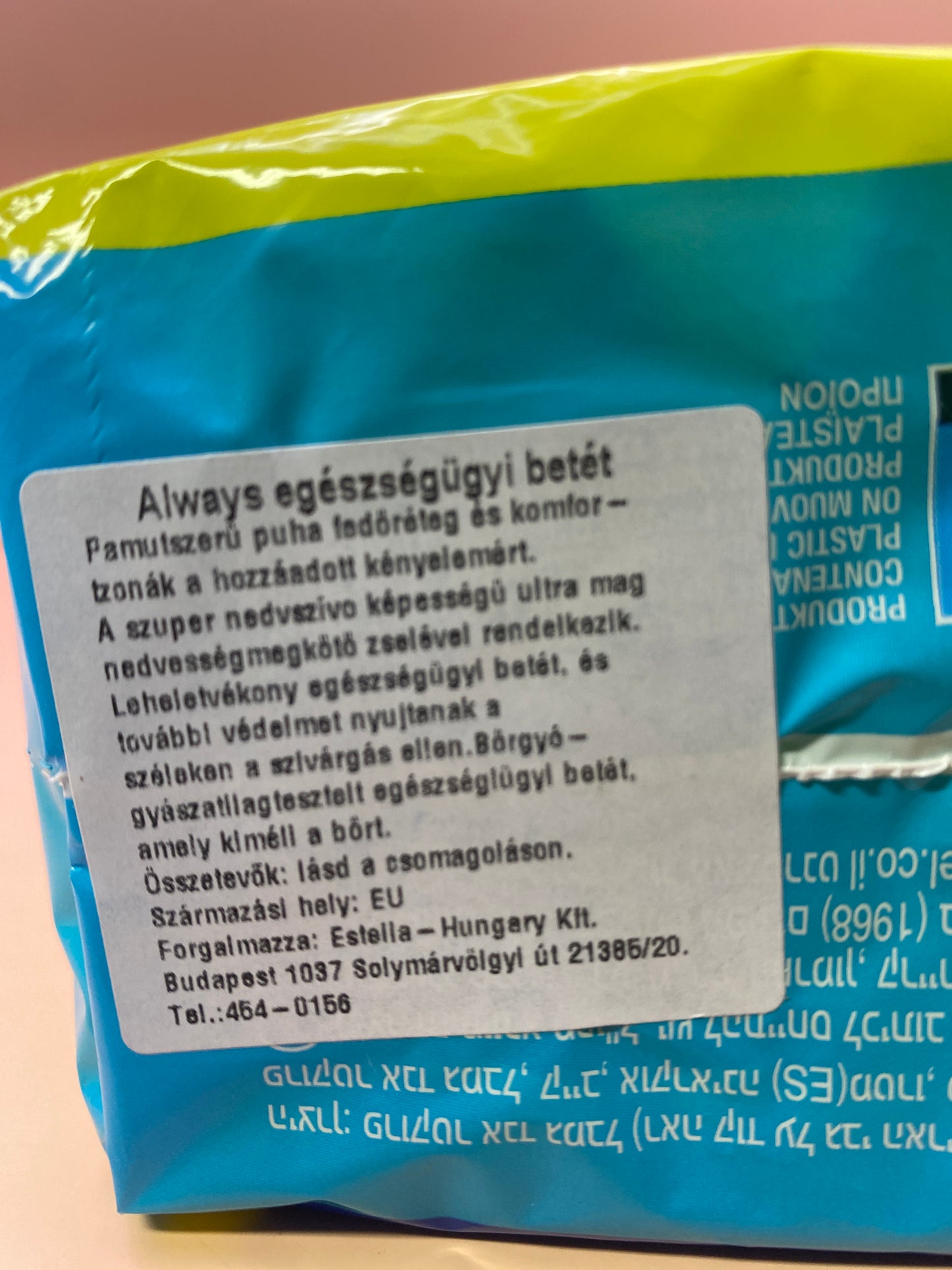 Always Maxi egészségügyi betét      9 darab