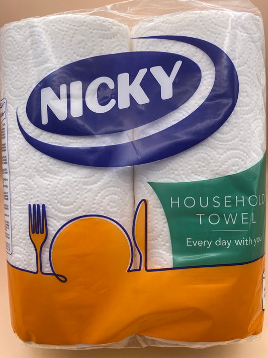 Nicky Konyhai papírtörlő 2 tekercs 2 rétegű