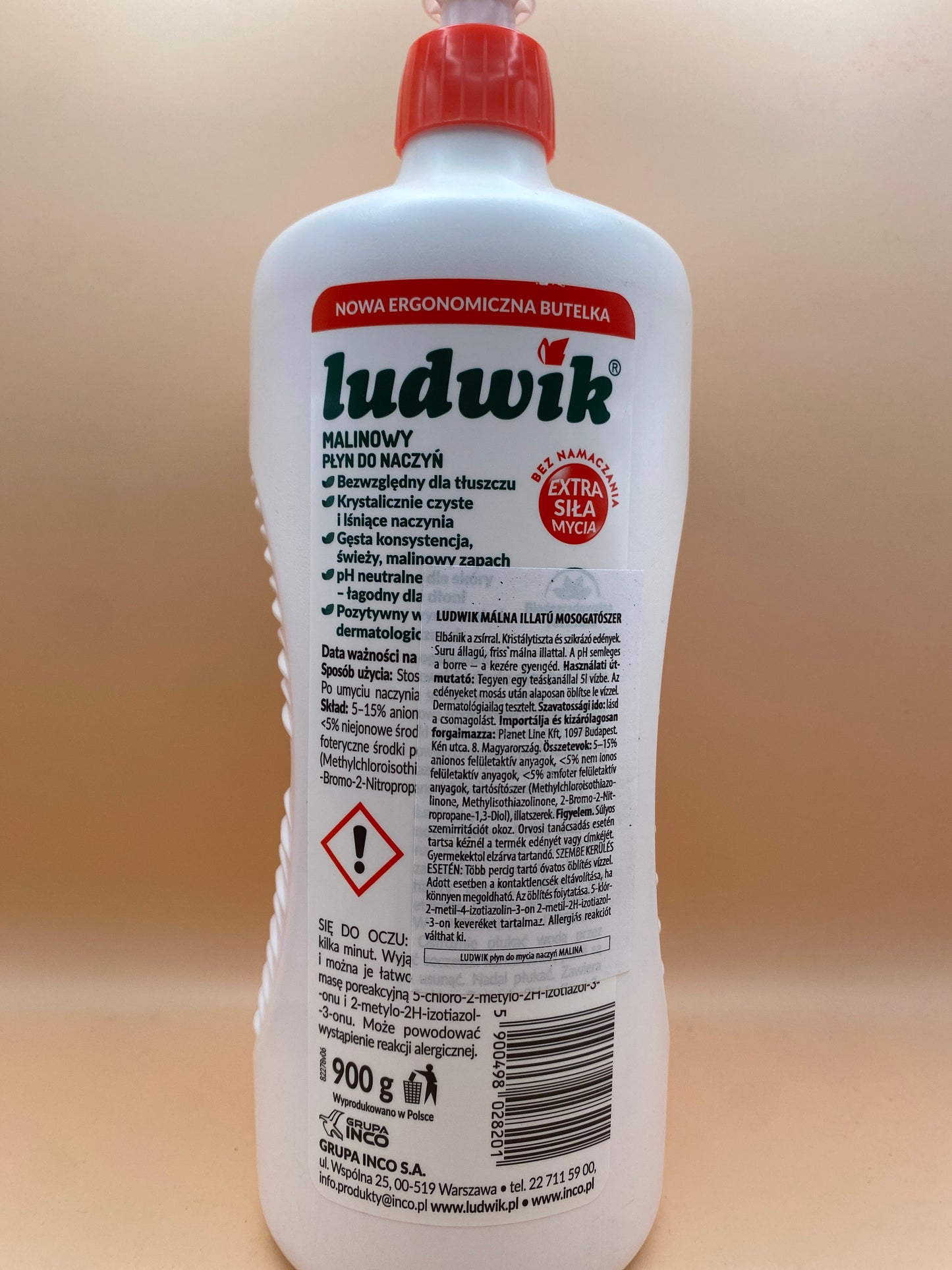 Ludwik Málna illatú mosogatószer 900 g
